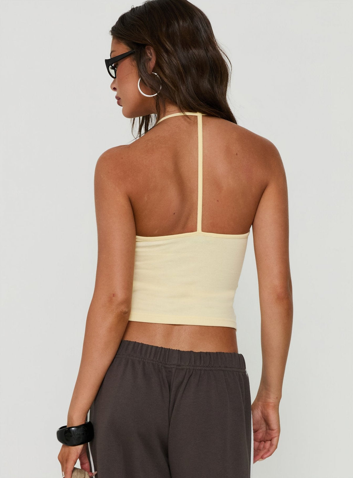 #NOVERA - Top Cecilly Amarillo Espalda Nadadora -