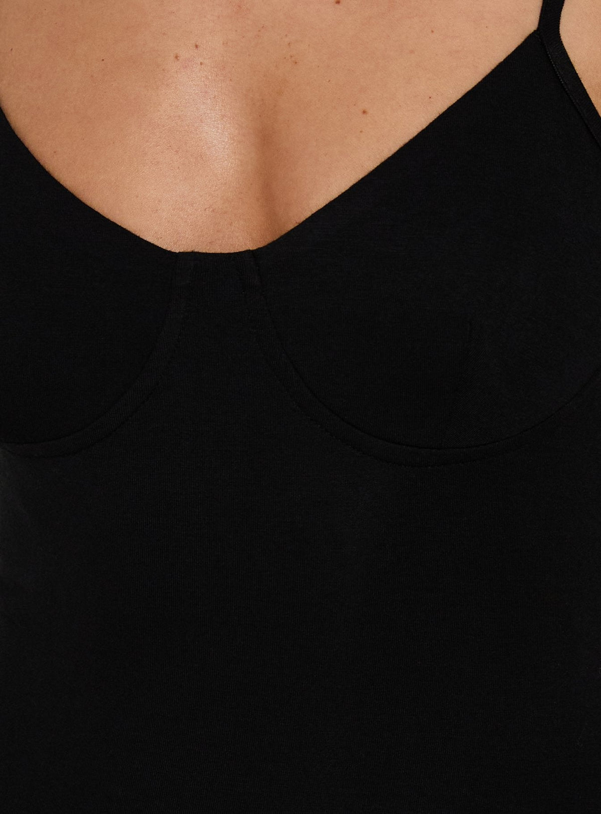 #NOVERA - Vestido Largo Avra Negro Transparente -