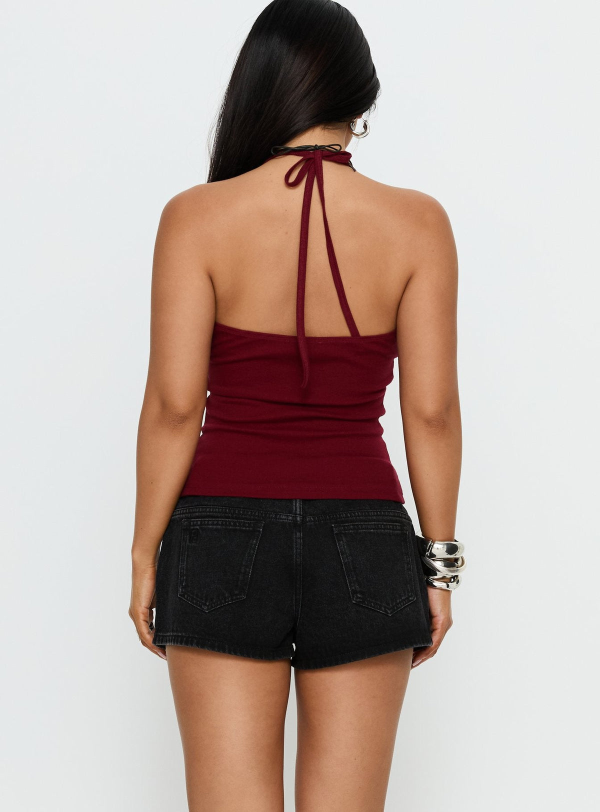 #NOVERA - Shorts Dreamful Negros Lavados de Tiro Bajo Denim -