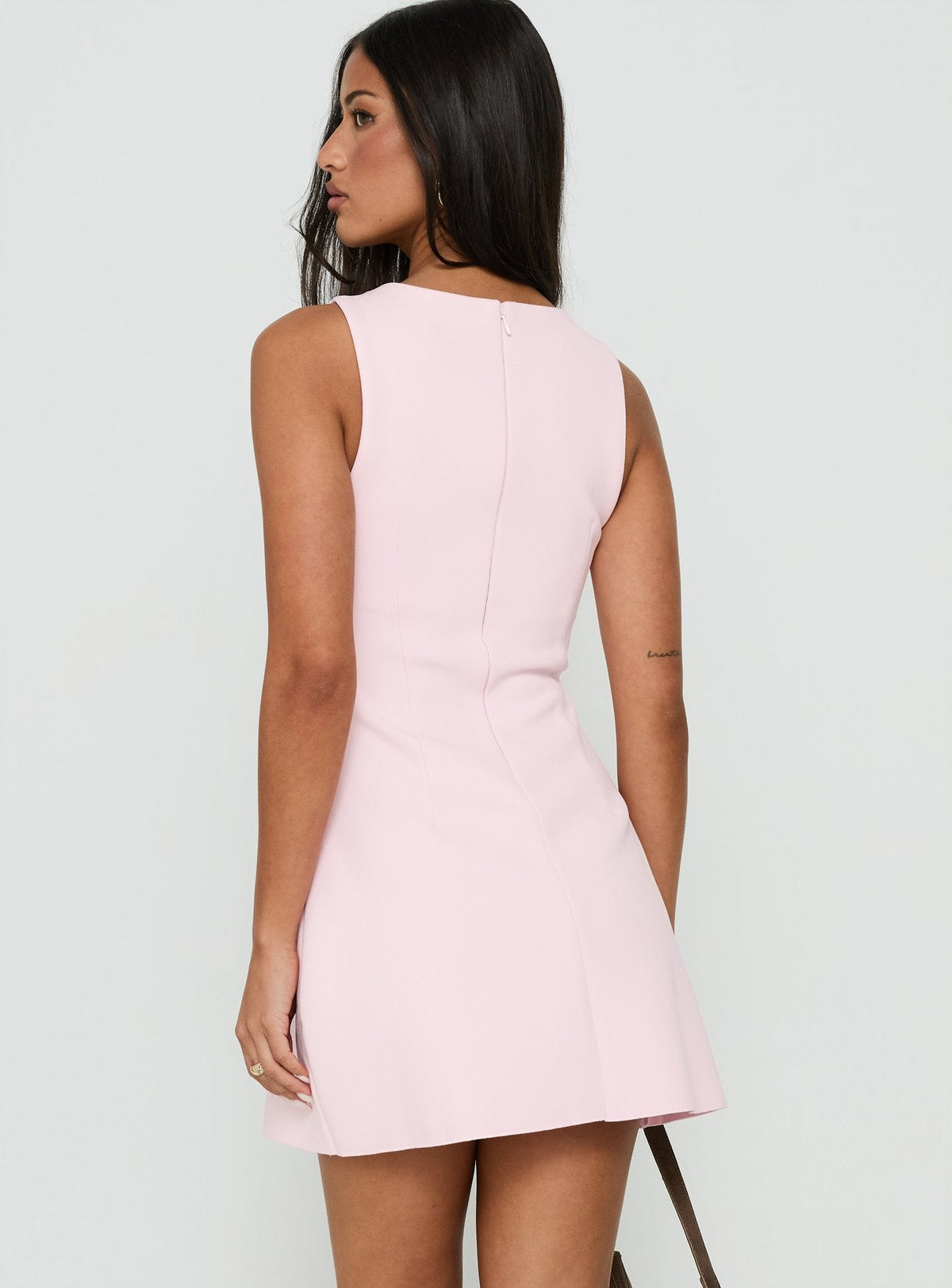 #NOVERA - Vestido Mini Anse Rosa Pastel Rosa -