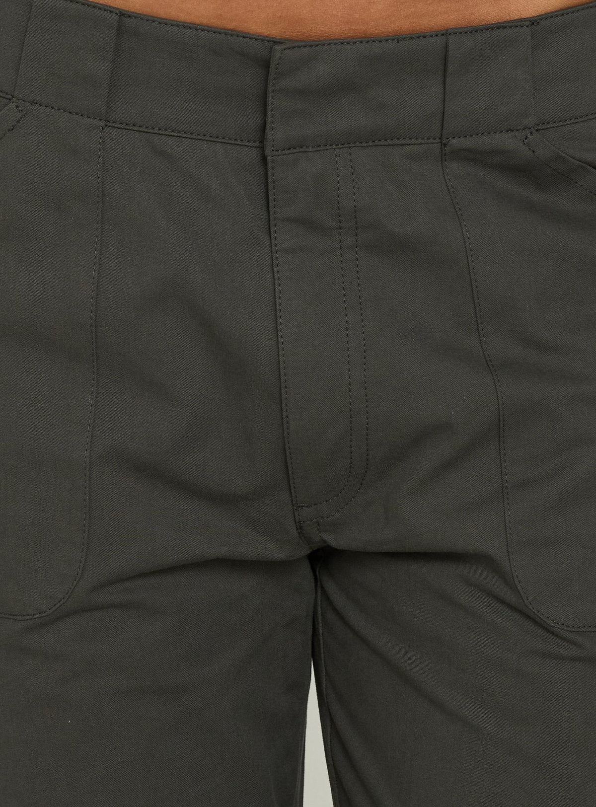 #NOVERA - Pantalón Indee Gris Antracita Crop Cargo -