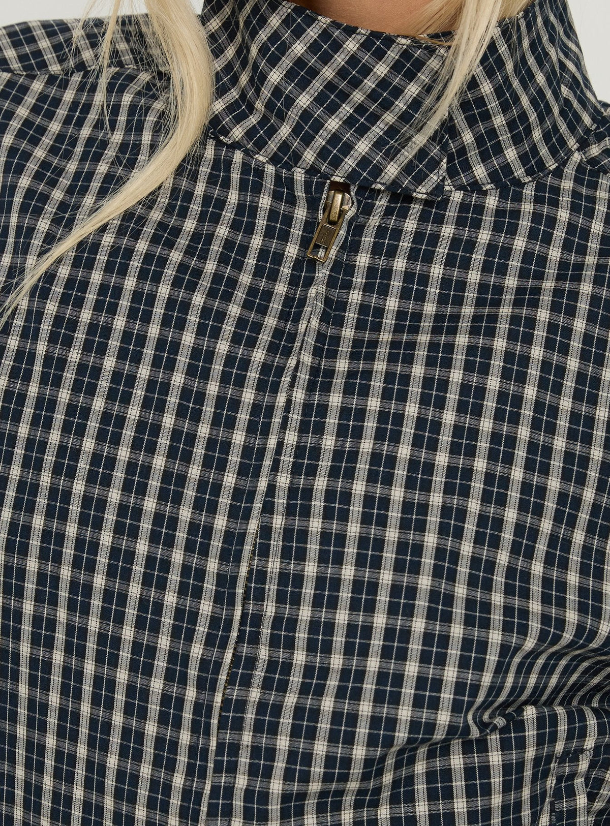#NOVERA - Chaqueta Aura Azul Marino y Limón -