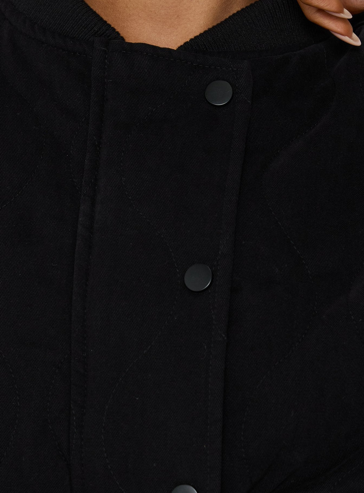 #NOVERA - Chaqueta Alba Negra Acolchada -