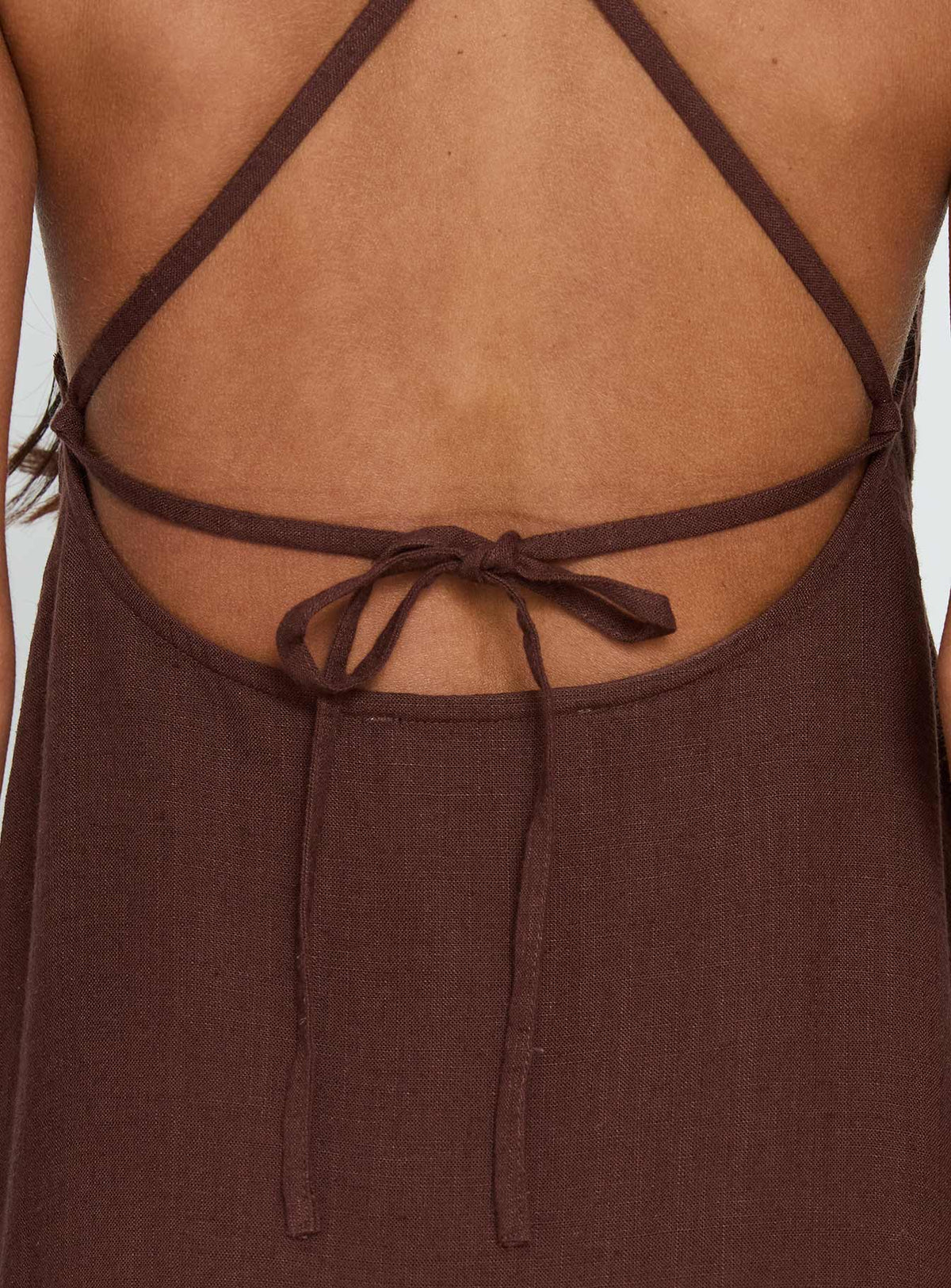 #NOVERA - Vestido Largo Solie Chocolate -