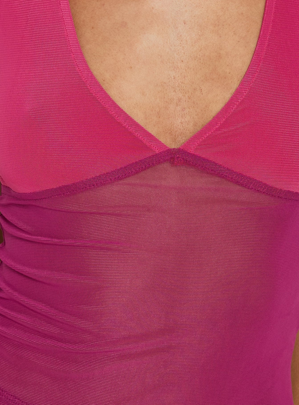 #NOVERA - Top Lihat Rosa y Morado sin Mangas -