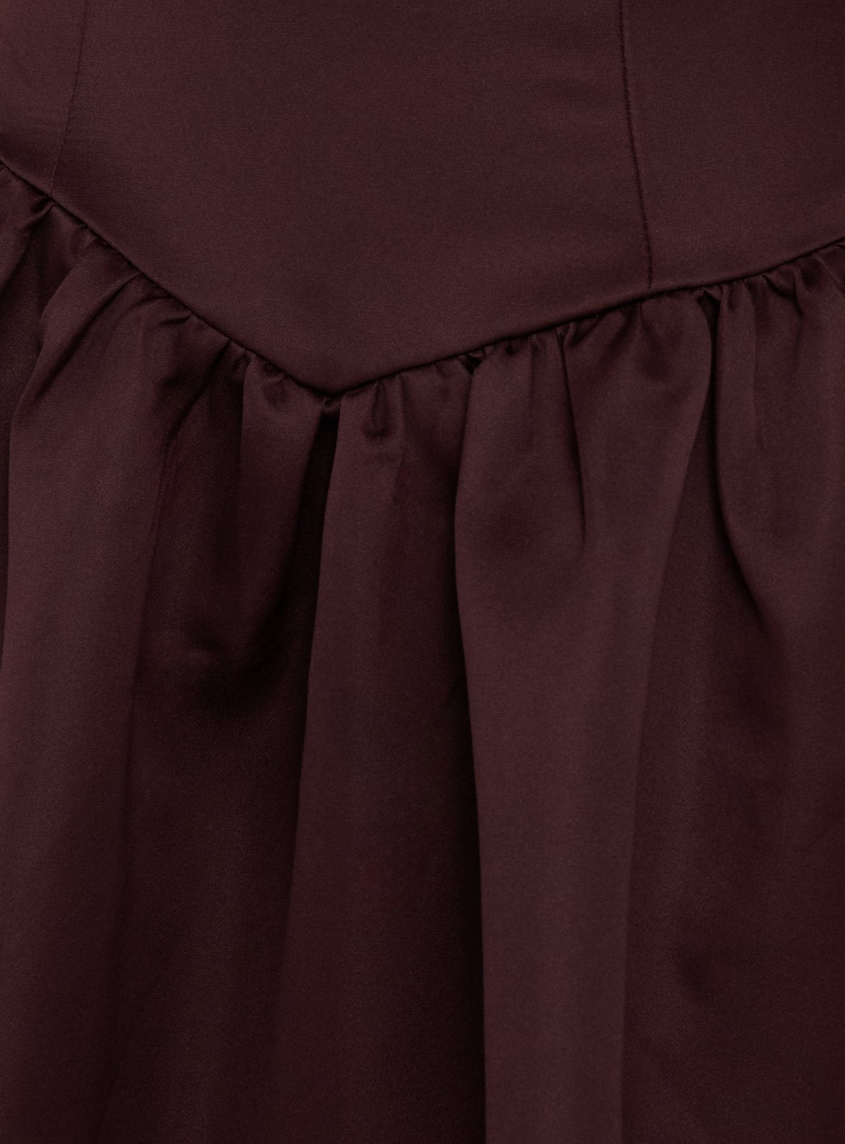 #NOVERA - Vestido Largo Candela Chocolate Palabra de Honor -