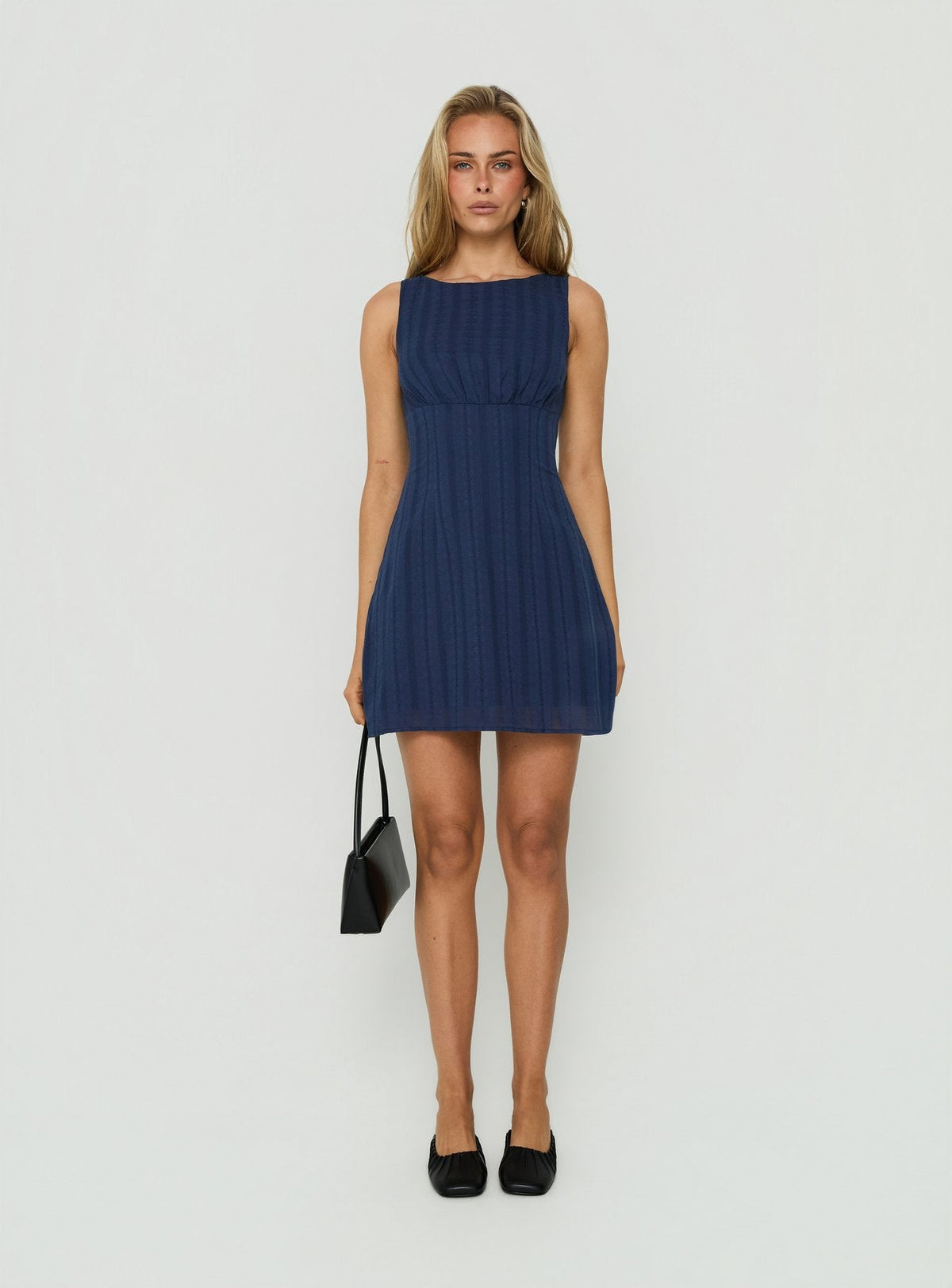 #NOVERA - Vestido Mini Sotogrande Azul Marino -