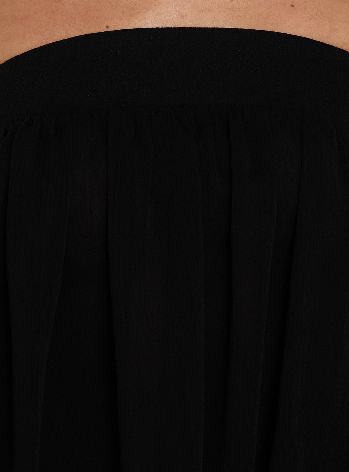 #NOVERA - Vestido Mini Leyre Negro Palabra de Honor -