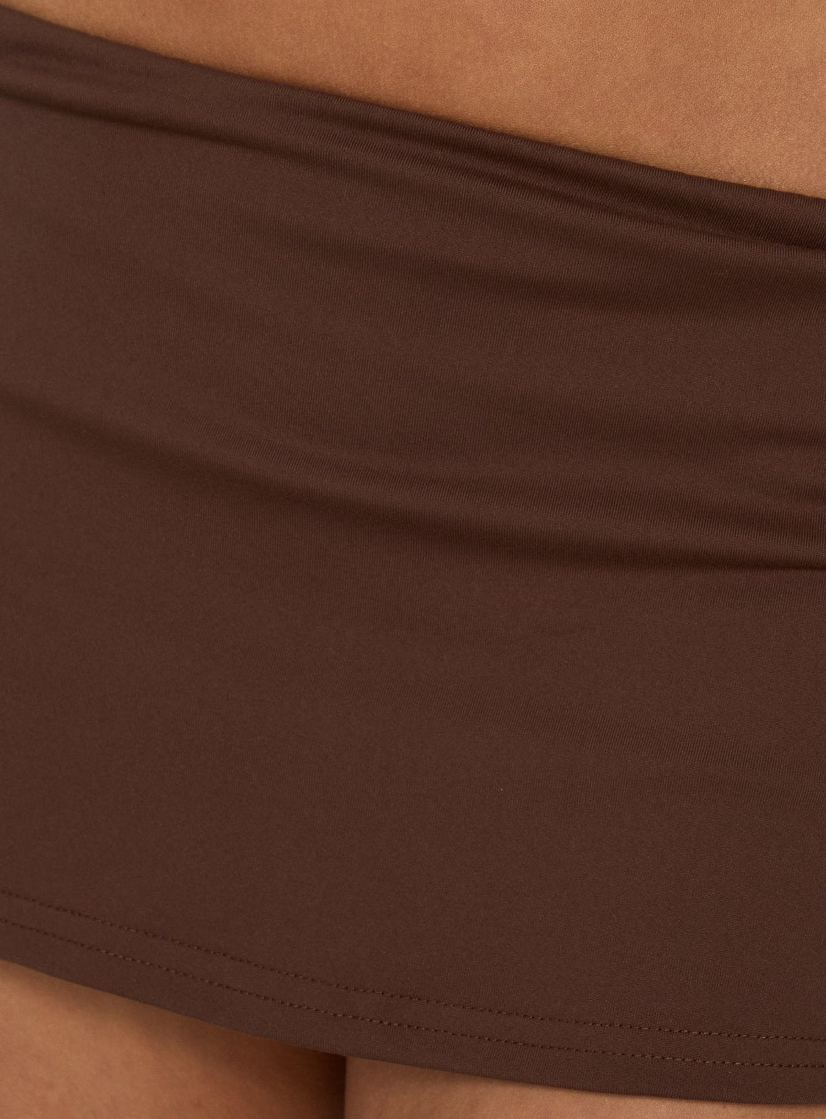 #NOVERA - Falda Pantalón Define Marrón Micro -