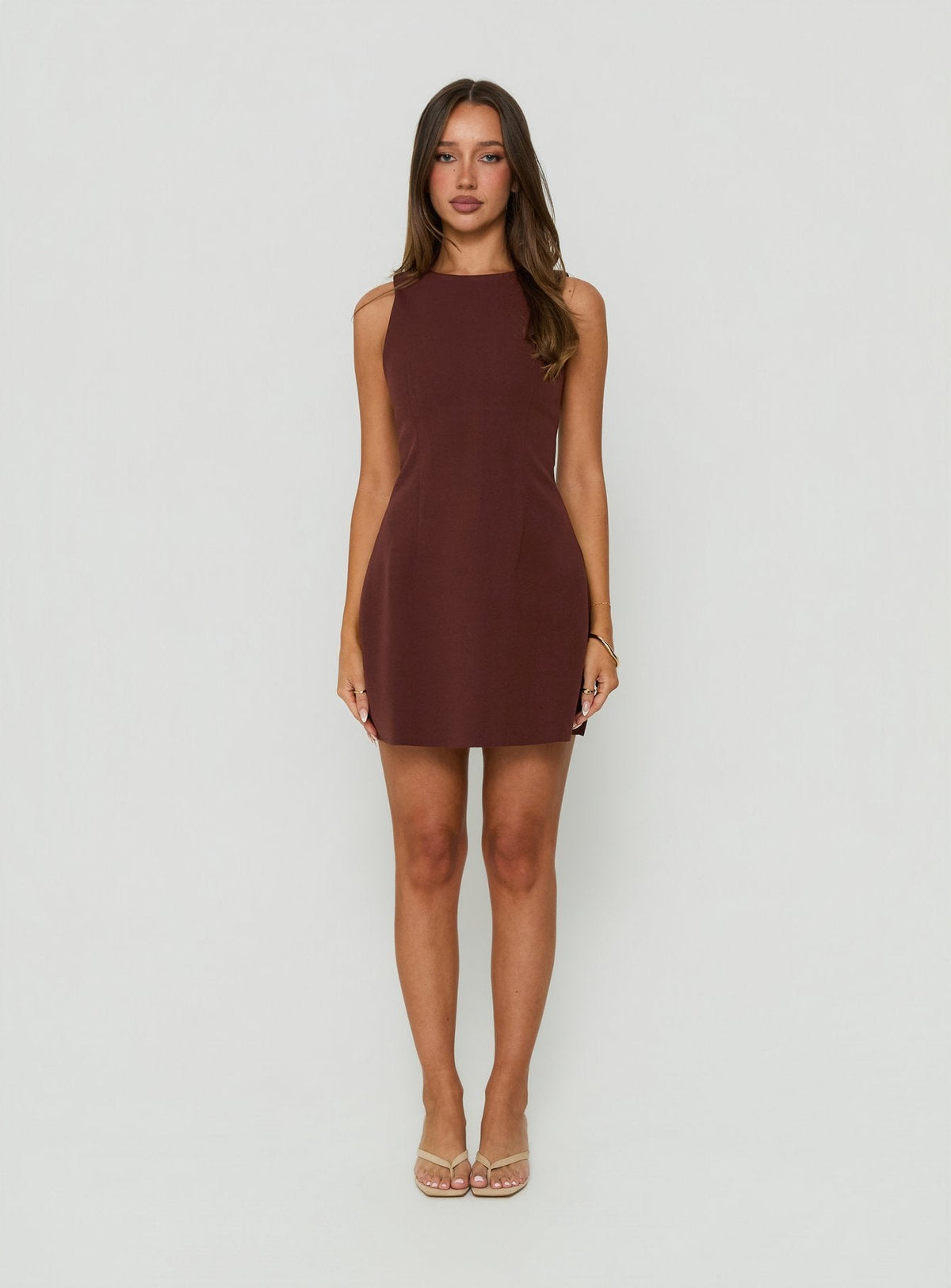 #NOVERA - Vestido Mini Anse Chocolate -