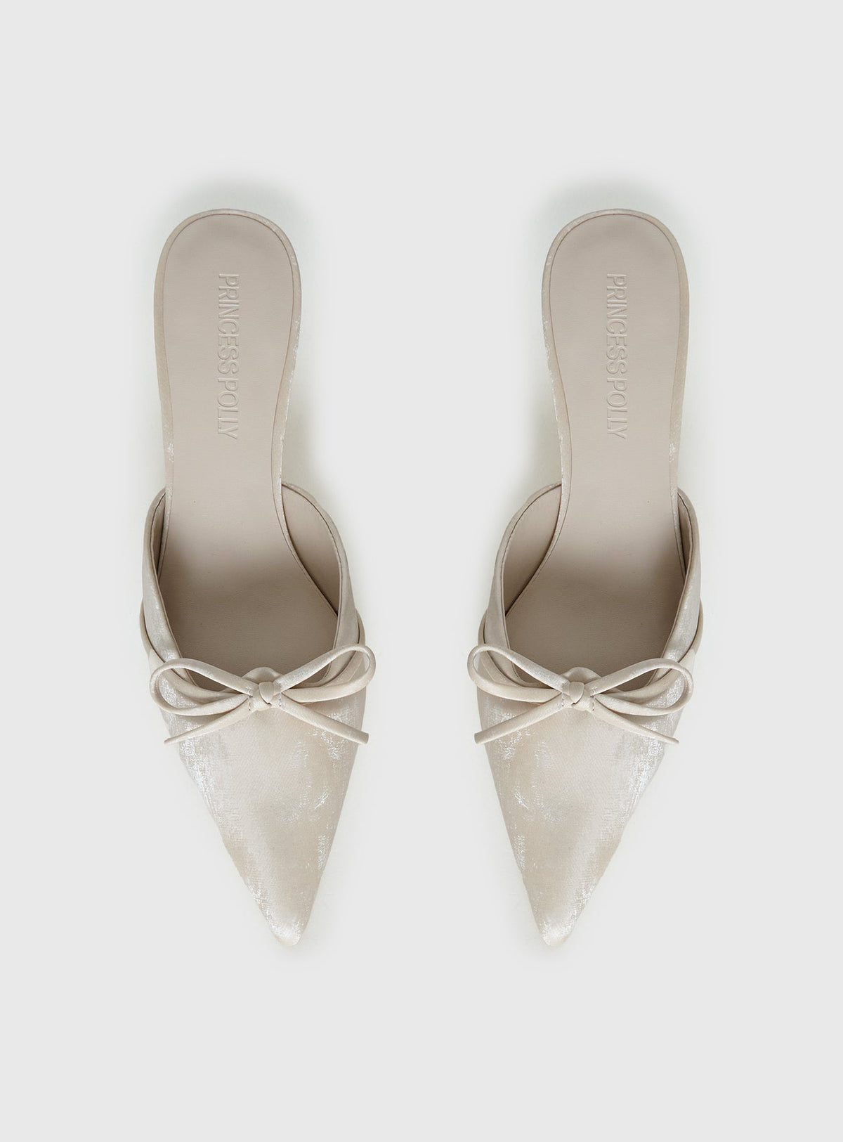 #NOVERA - Tacones Zamora Beige de Punta de Ante Sintético -