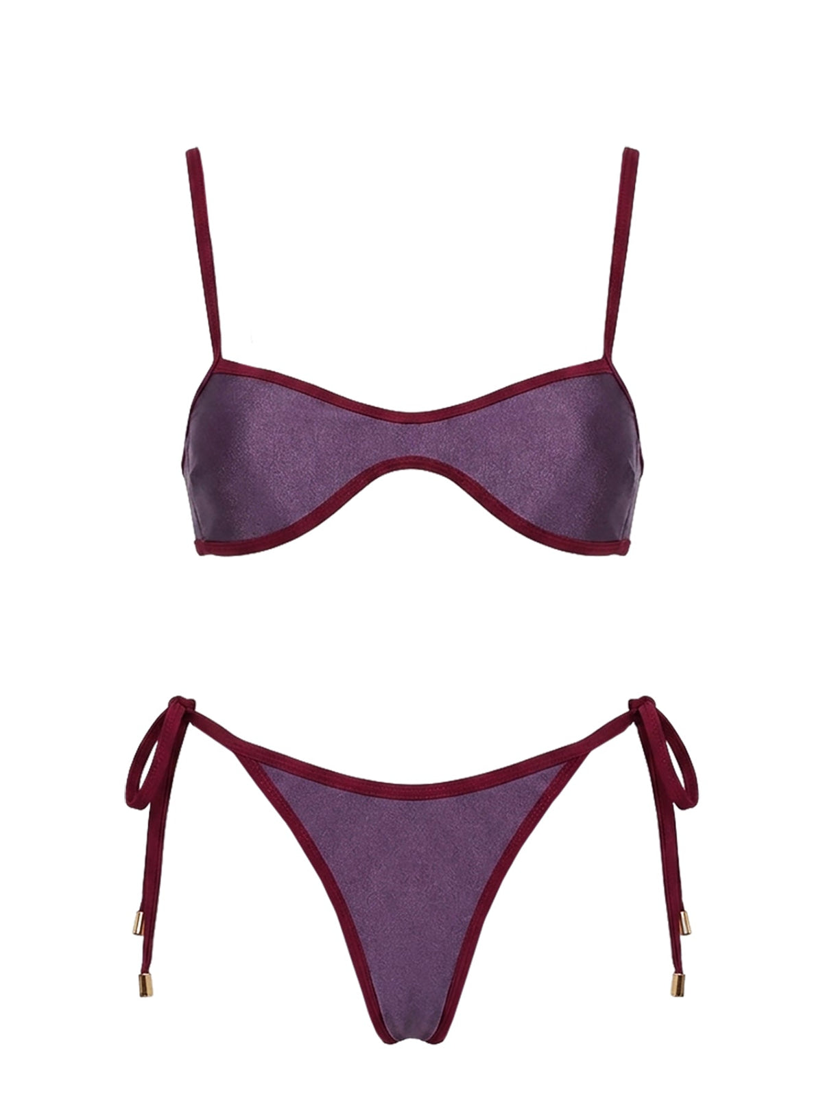 #NOVERA - Braguita de Bikini Nell Morada Intensa -