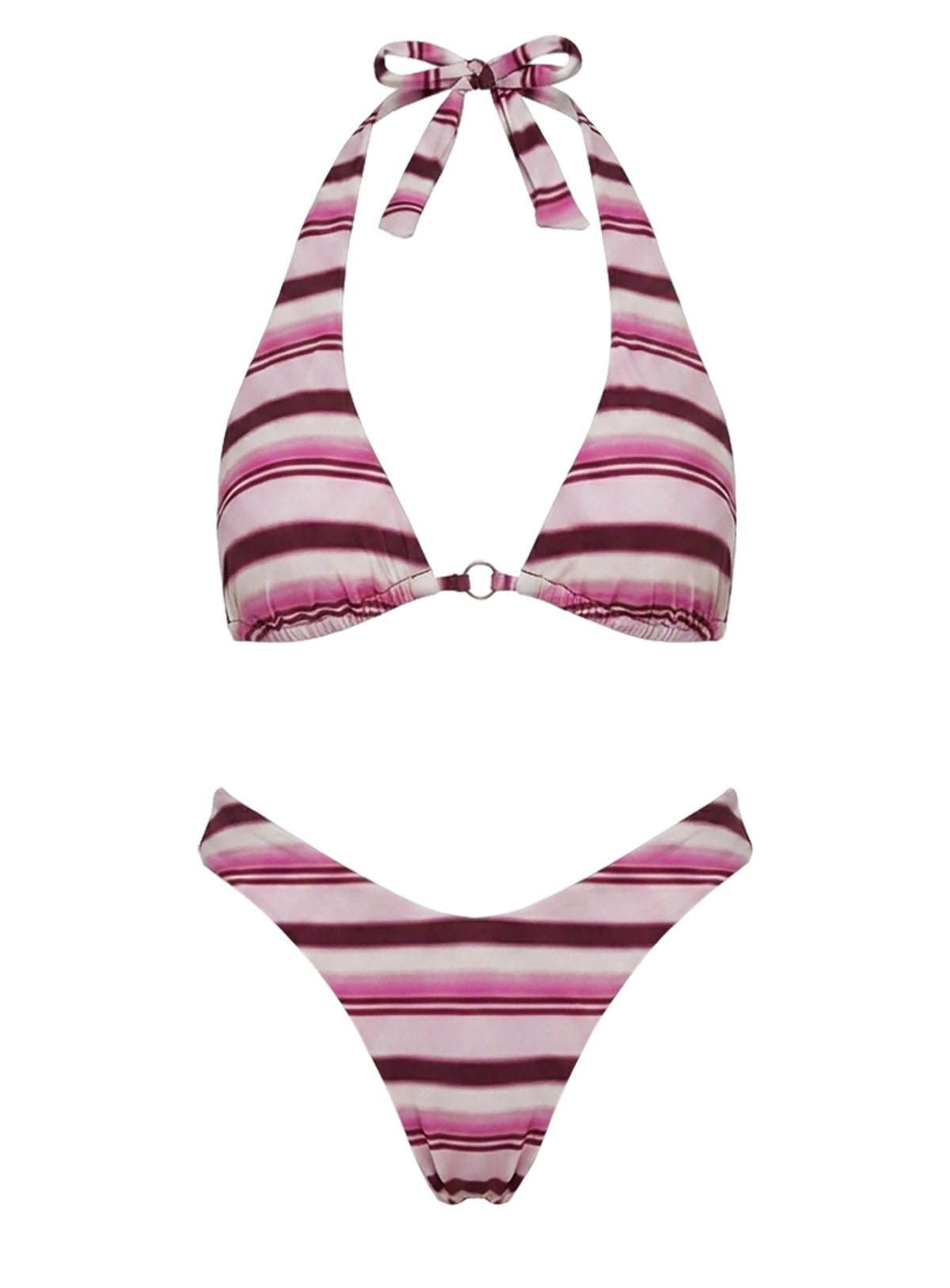 #NOVERA - Braguita de Bikini Calbira Rosa de Rayas -