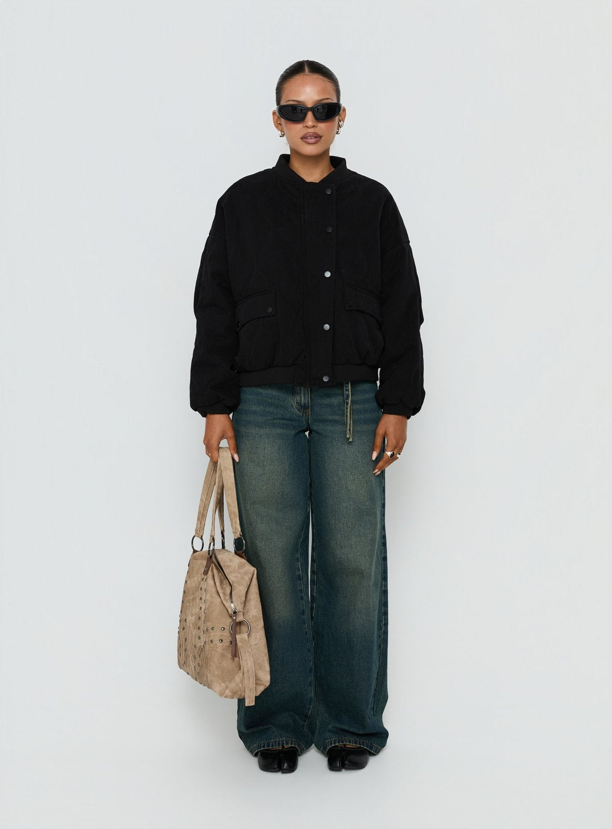 #NOVERA - Chaqueta Alba Negra Acolchada -