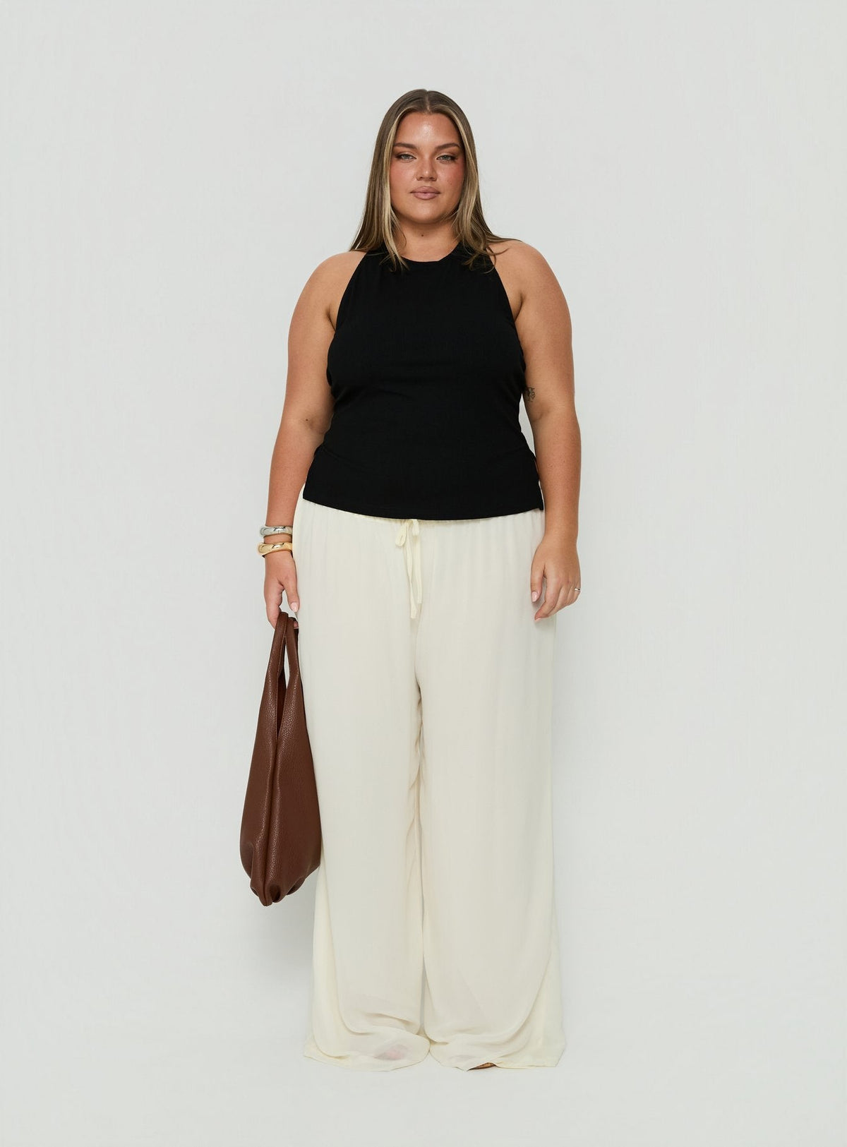 #NOVERA - Top Harlene Negro Talla Grande -