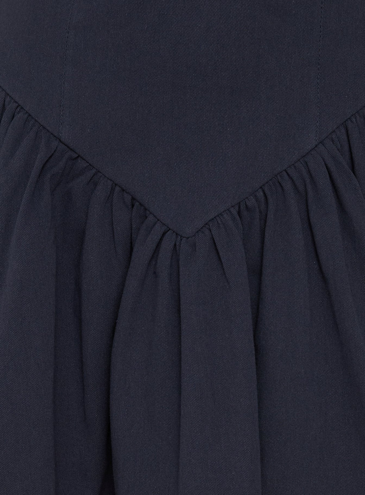 #NOVERA - Vestido Mini Esatora Azul Marino Halter Acampanado -