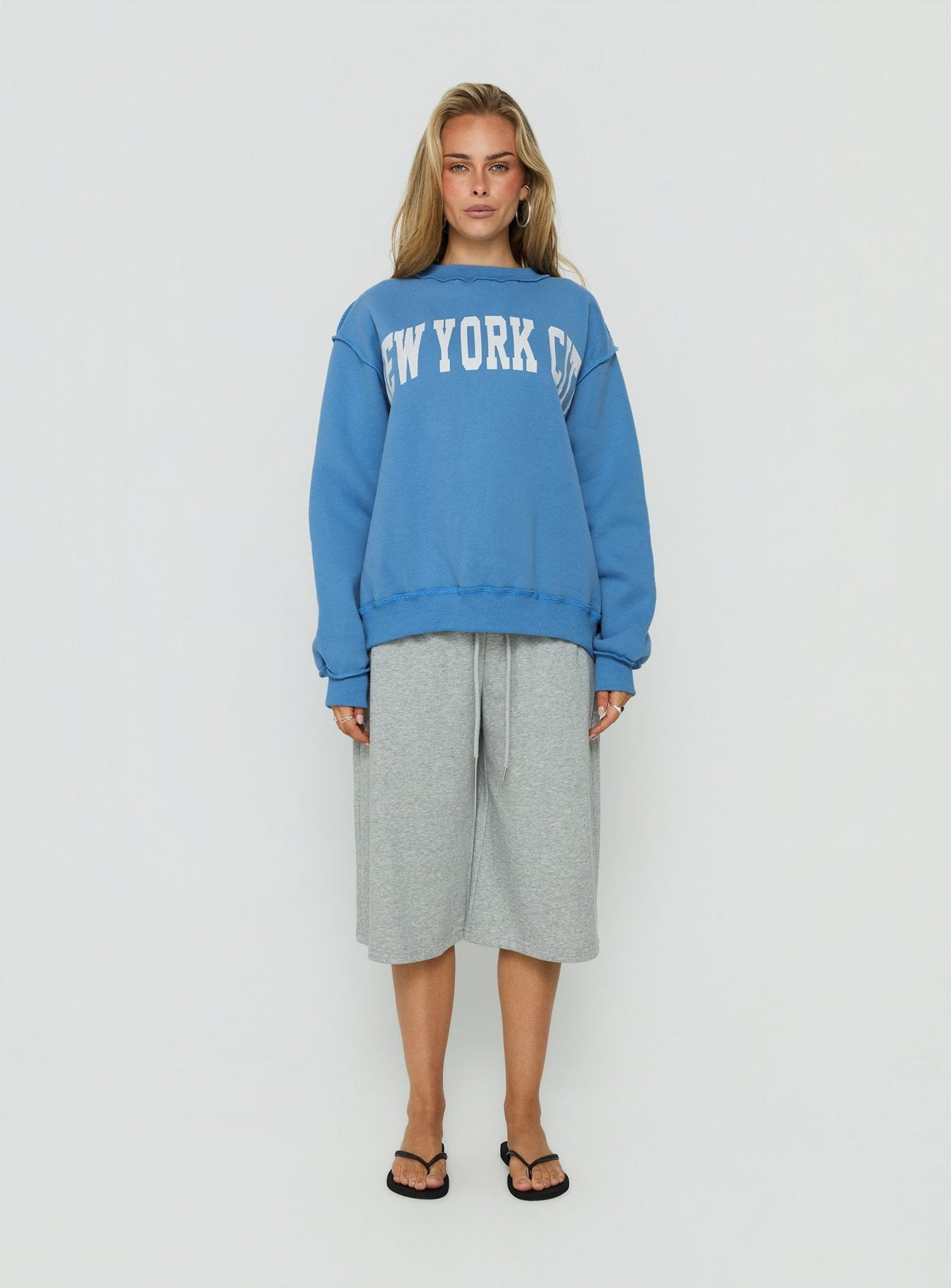 #NOVERA - Jersey York Azul Oversize -