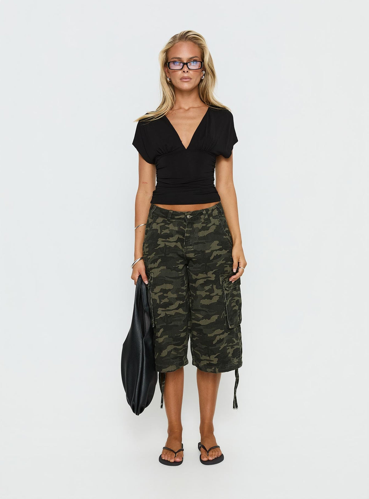 #NOVERA - Shorts Hudsen Camuflaje Largos Cargo II -