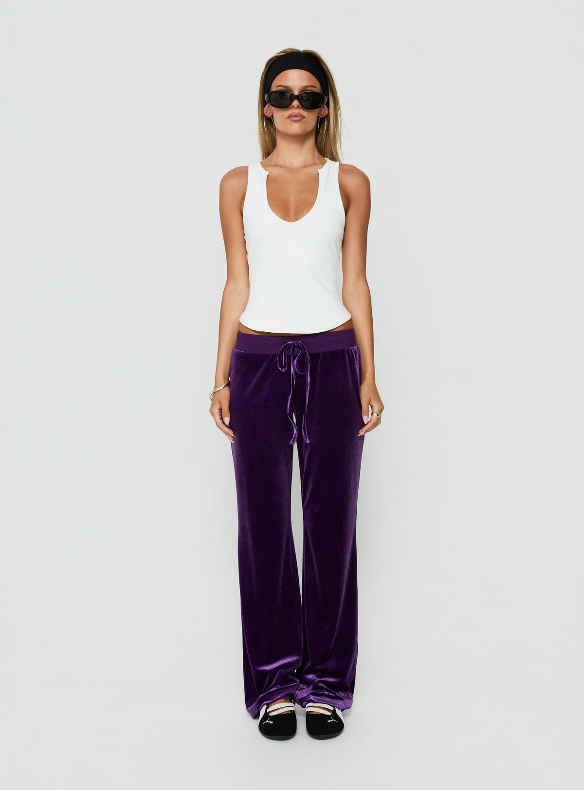 #NOVERA - Pantalón de Chándal Alba Ciruela -