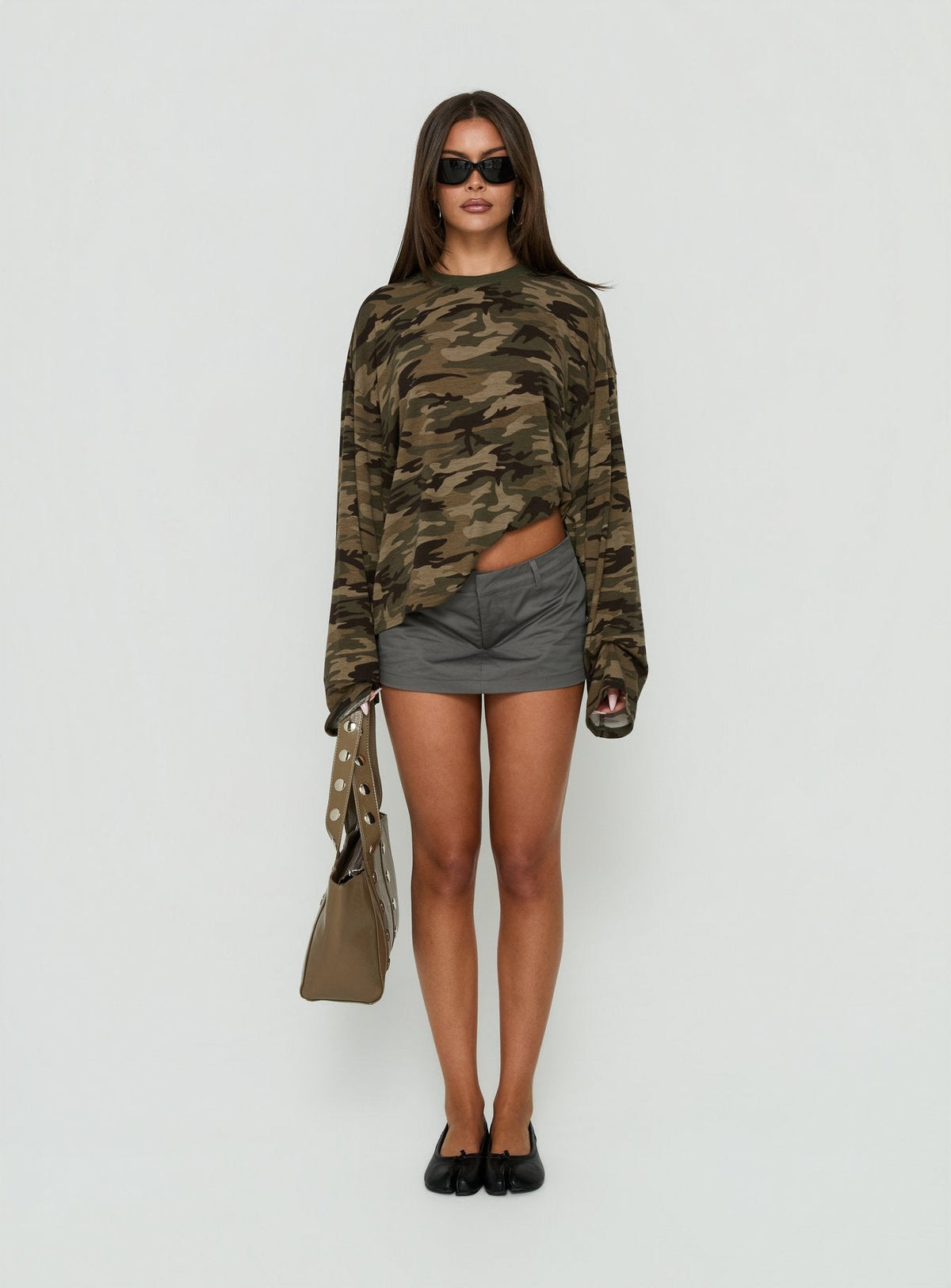 #NOVERA - Top Diana Camuflaje de Manga Larga -