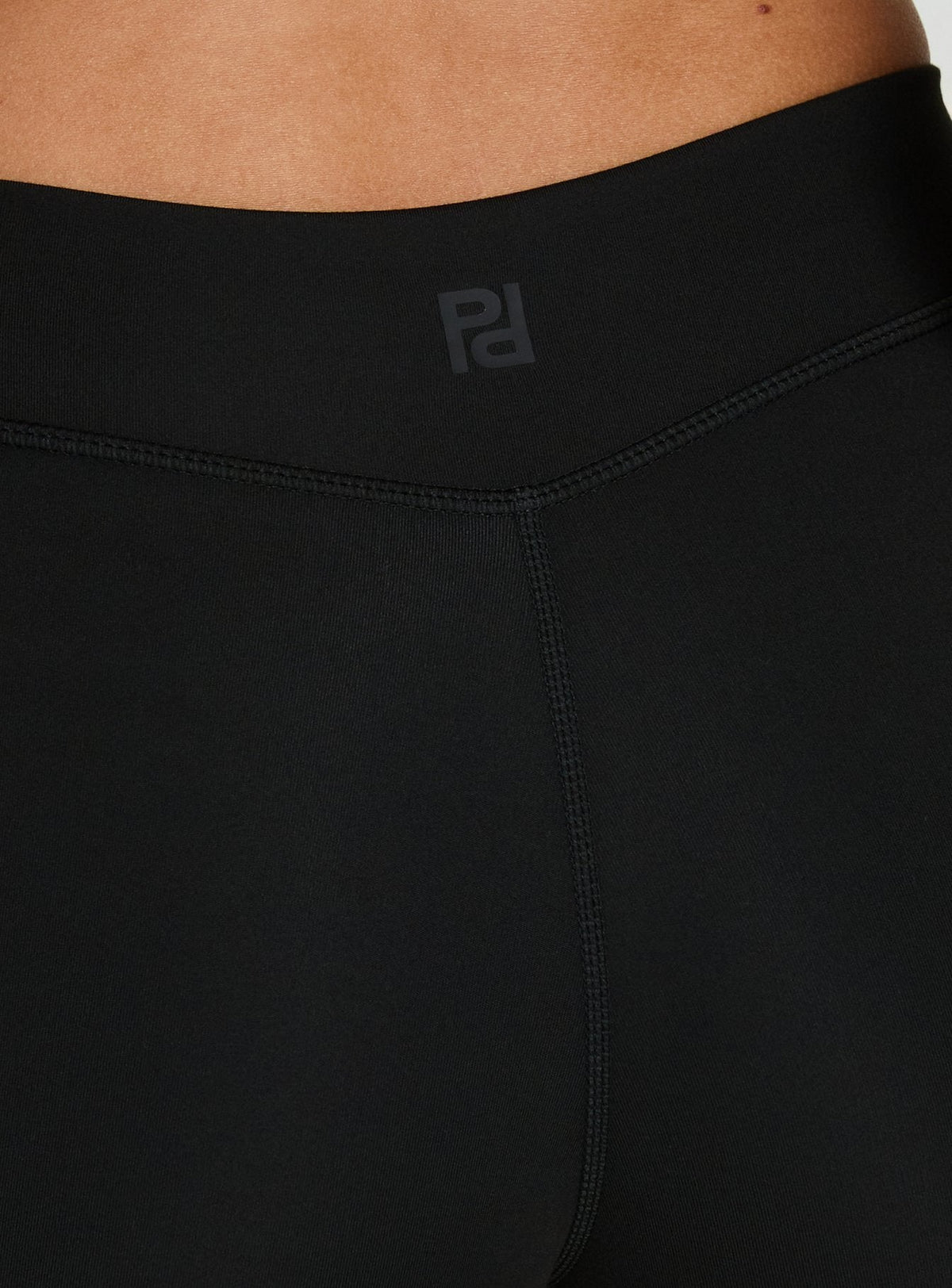 #NOVERA - Shorts Tempo Negros de Tiro Bajo -
