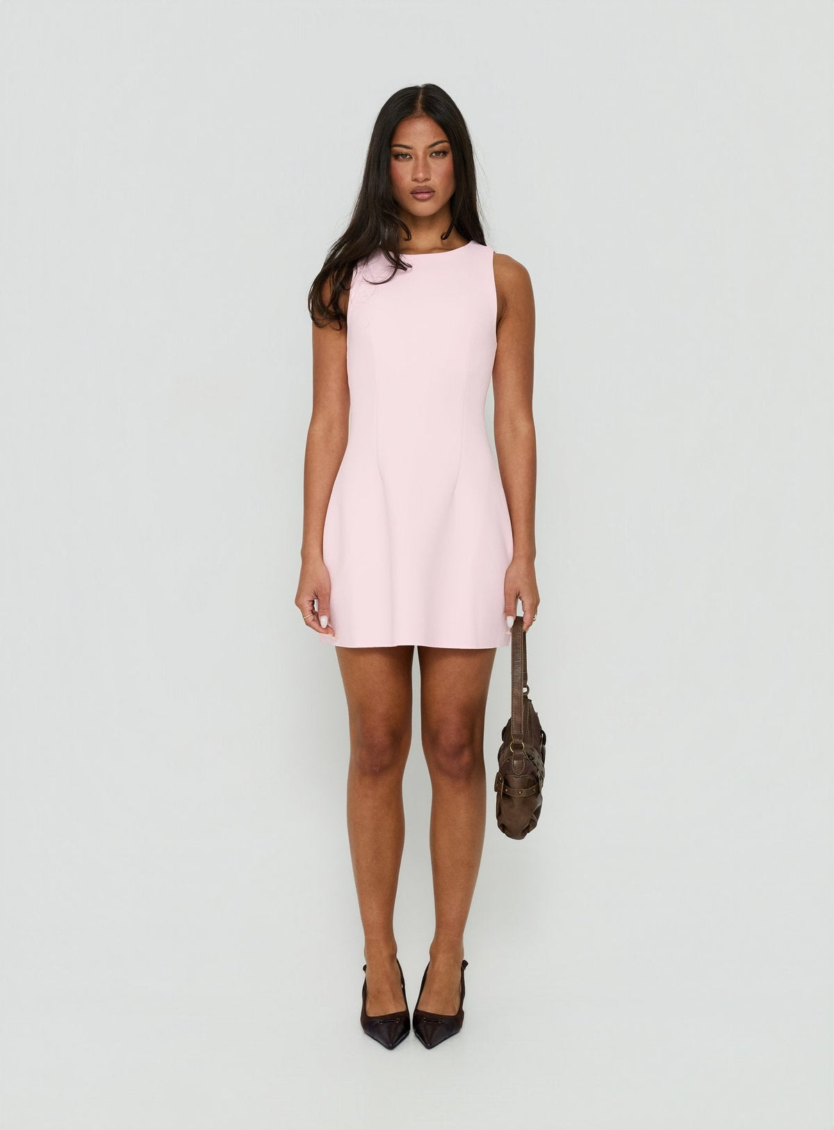 #NOVERA - Vestido Mini Anse Rosa Pastel Rosa -