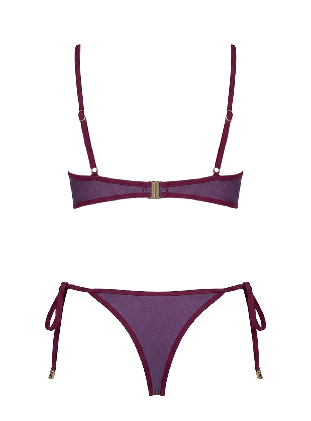 #NOVERA - Braguita de Bikini Nell Morada Intensa -