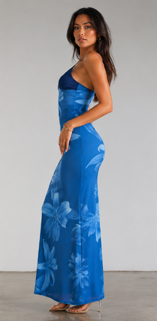 #NOVERA - Vestido Marina Azul -