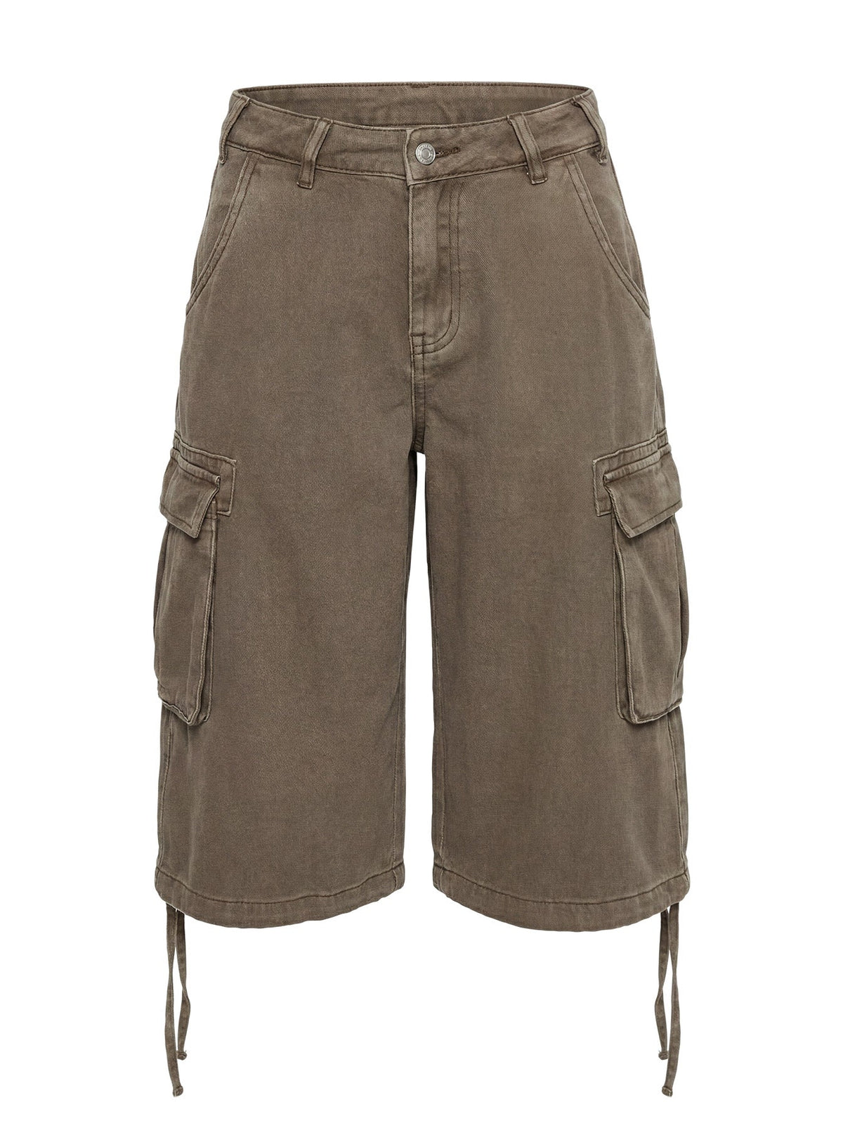 #NOVERA - Shorts Hudsen Caqui Largos Cargo -