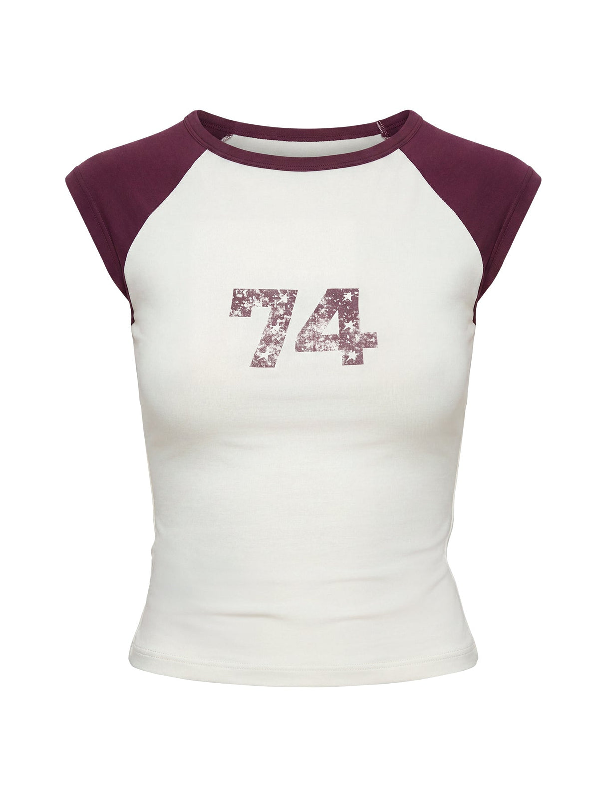 #NOVERA - Camiseta Celea Multicolor de Manga Corta Raglan -
