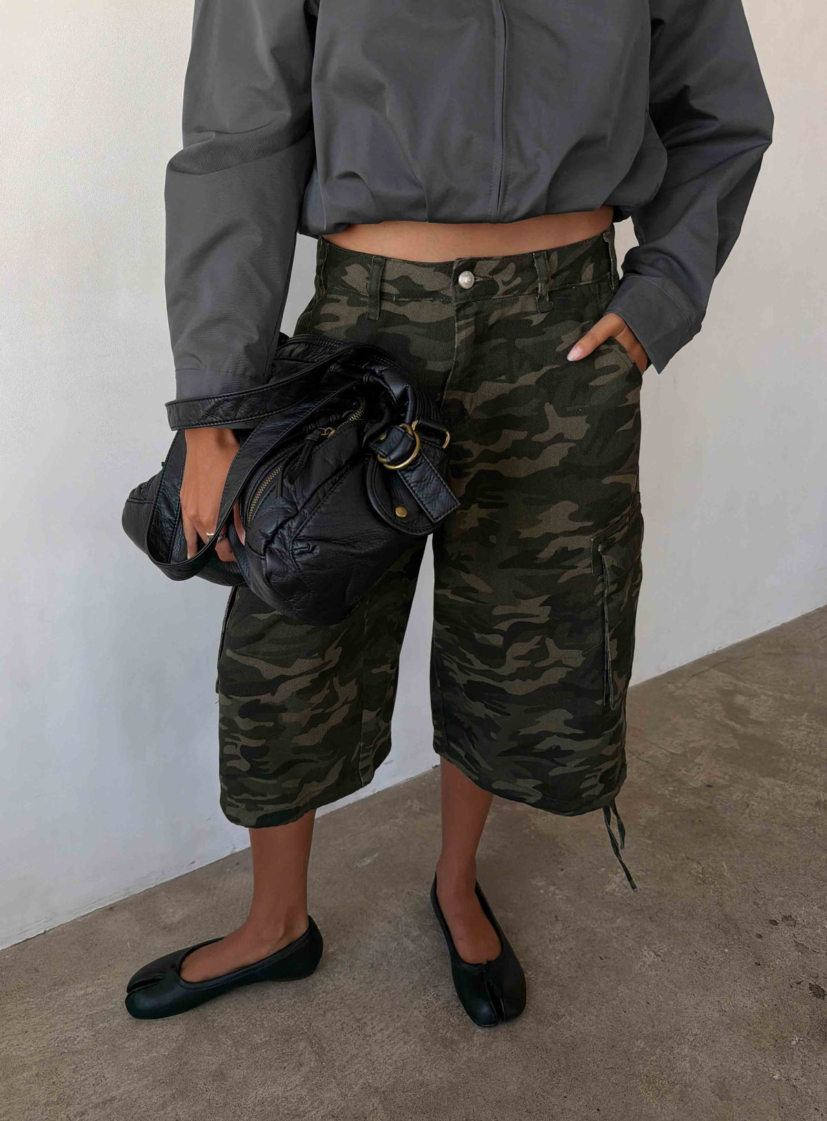 #NOVERA - Shorts Hudsen Camuflaje Largos Cargo II -
