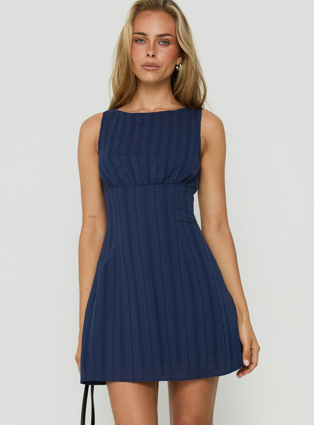 #NOVERA - Vestido Mini Sotogrande Azul Marino -