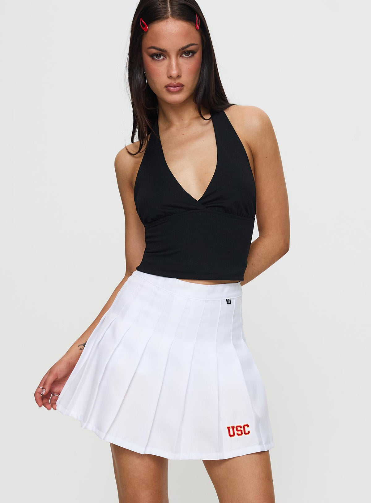 #NOVERA - Falda Pantalón Claudia Blanca -
