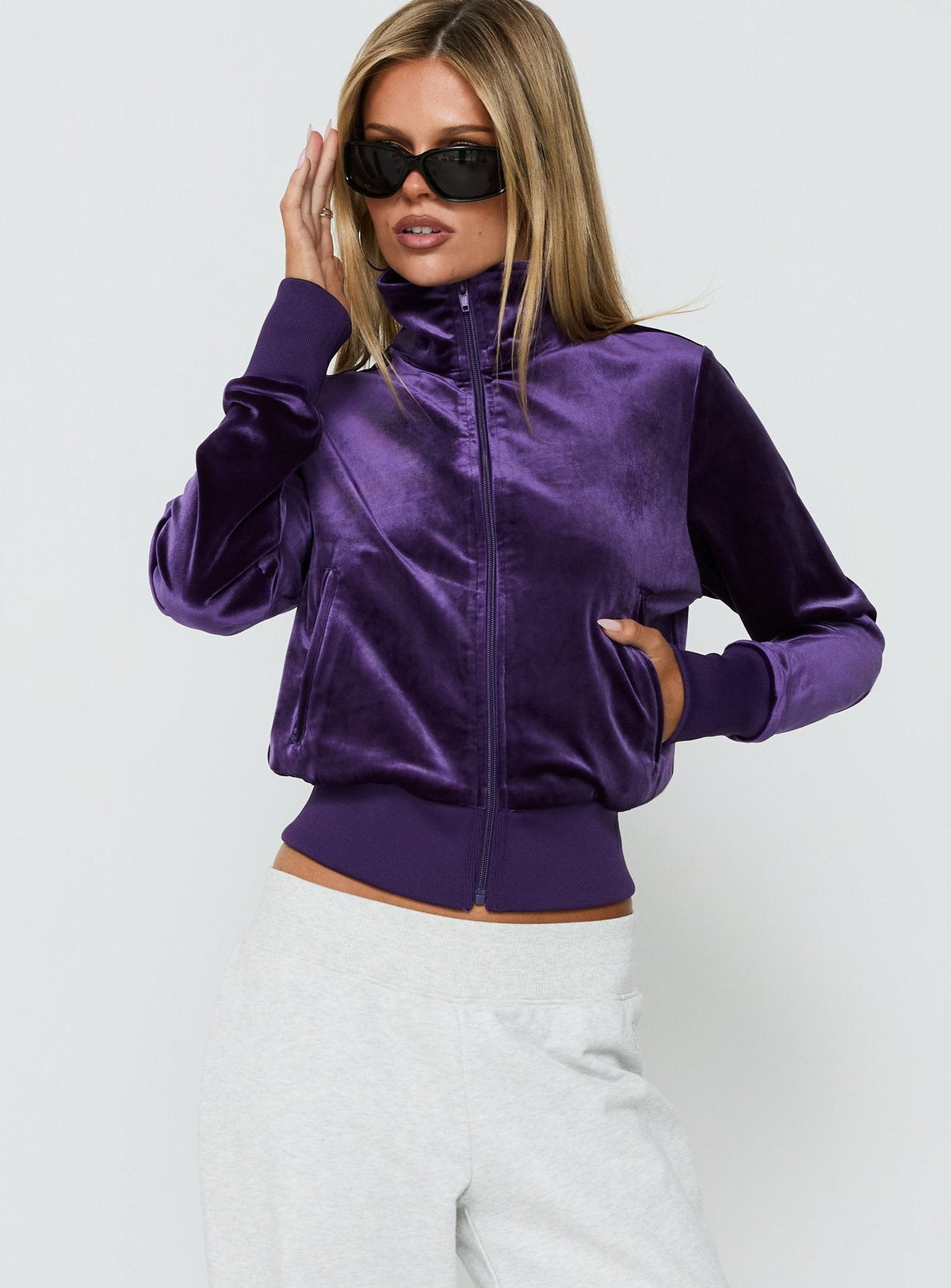 #NOVERA - Chaqueta Alba Ciruela -