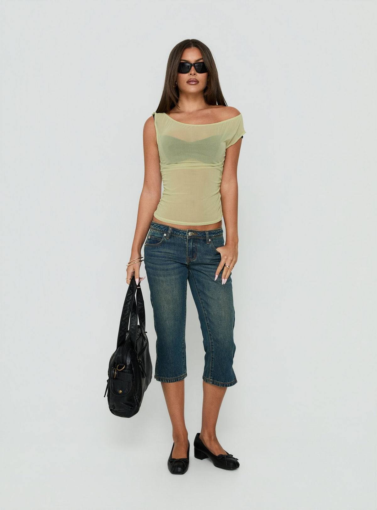 #NOVERA - Top Tanjiro Verde Asimétrico -