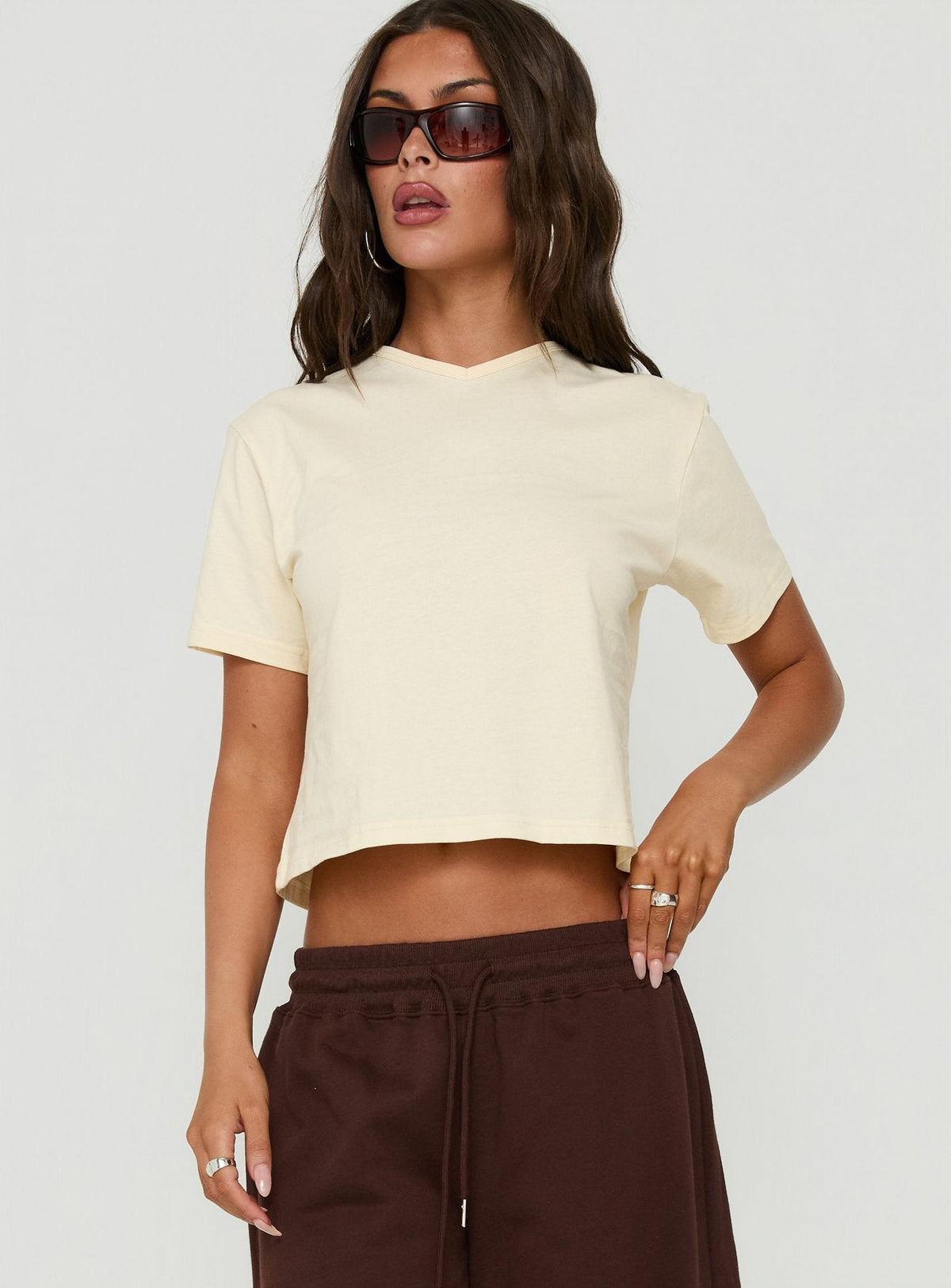 #NOVERA - Camiseta Dealia Amarilla Holgada -