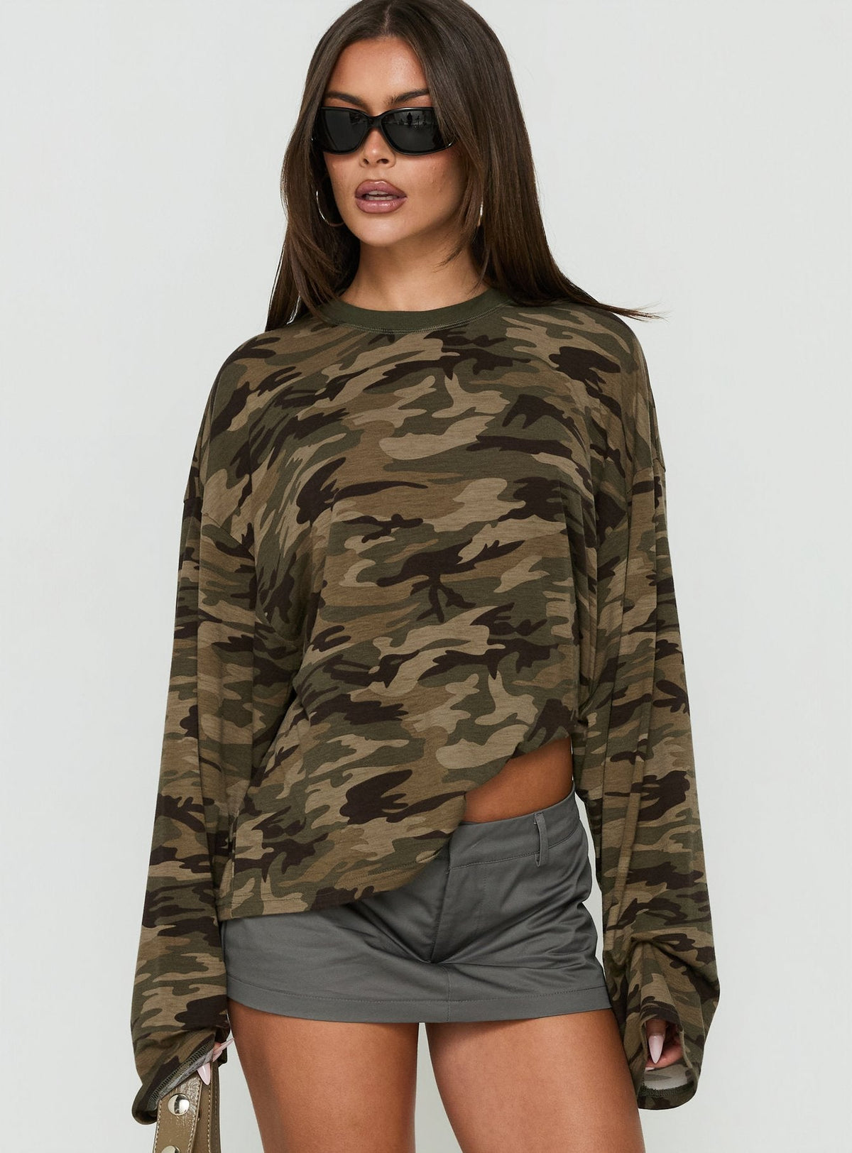 #NOVERA - Top Diana Camuflaje de Manga Larga -