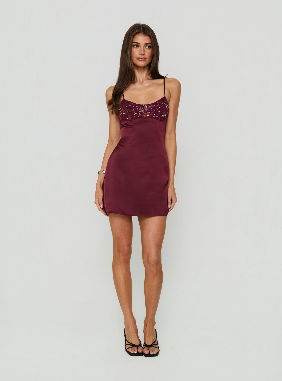 #NOVERA - Vestido Mini Coralinna Cereza de Lentejuelas -