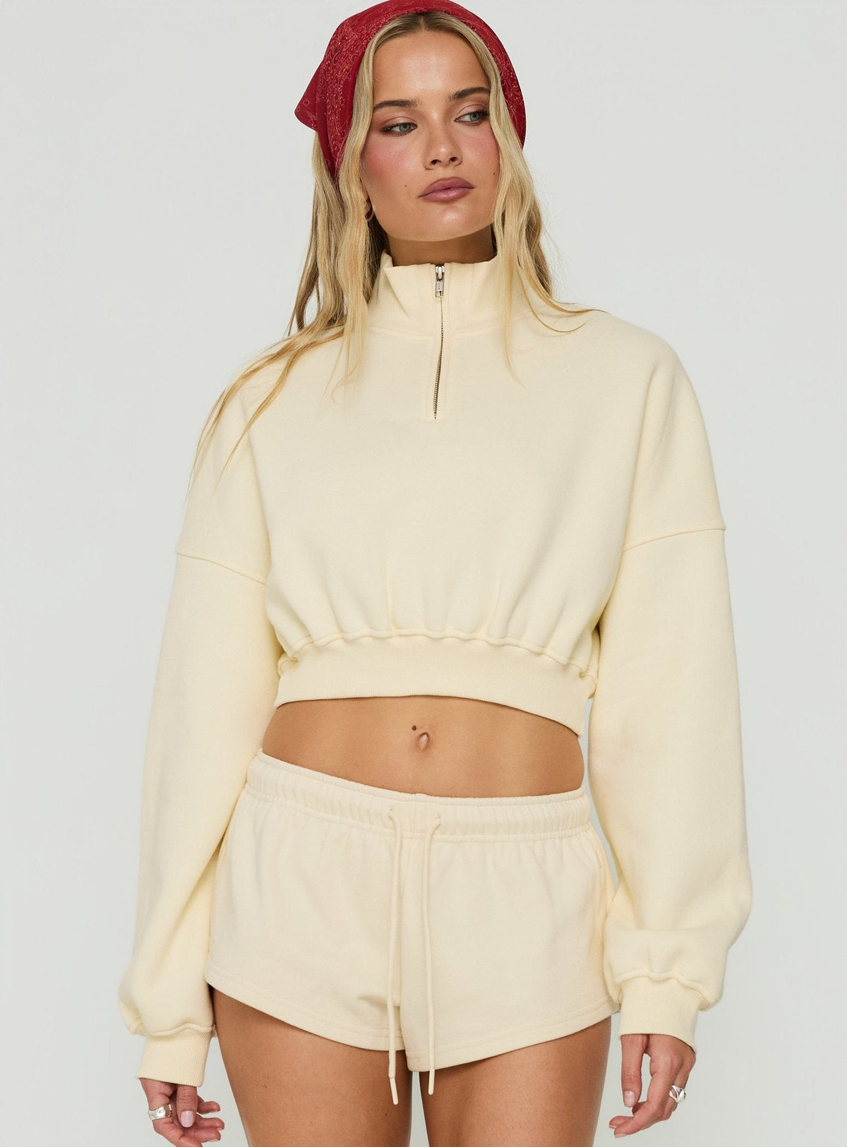 #NOVERA - Jersey Astridd Crema Tobillero Crop -
