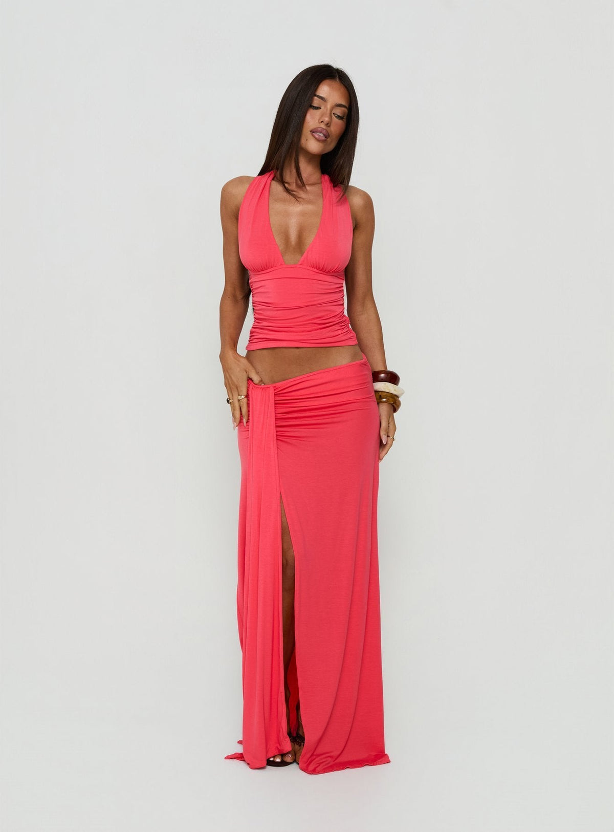 #NOVERA - Top Keerah Guayaba Halter -