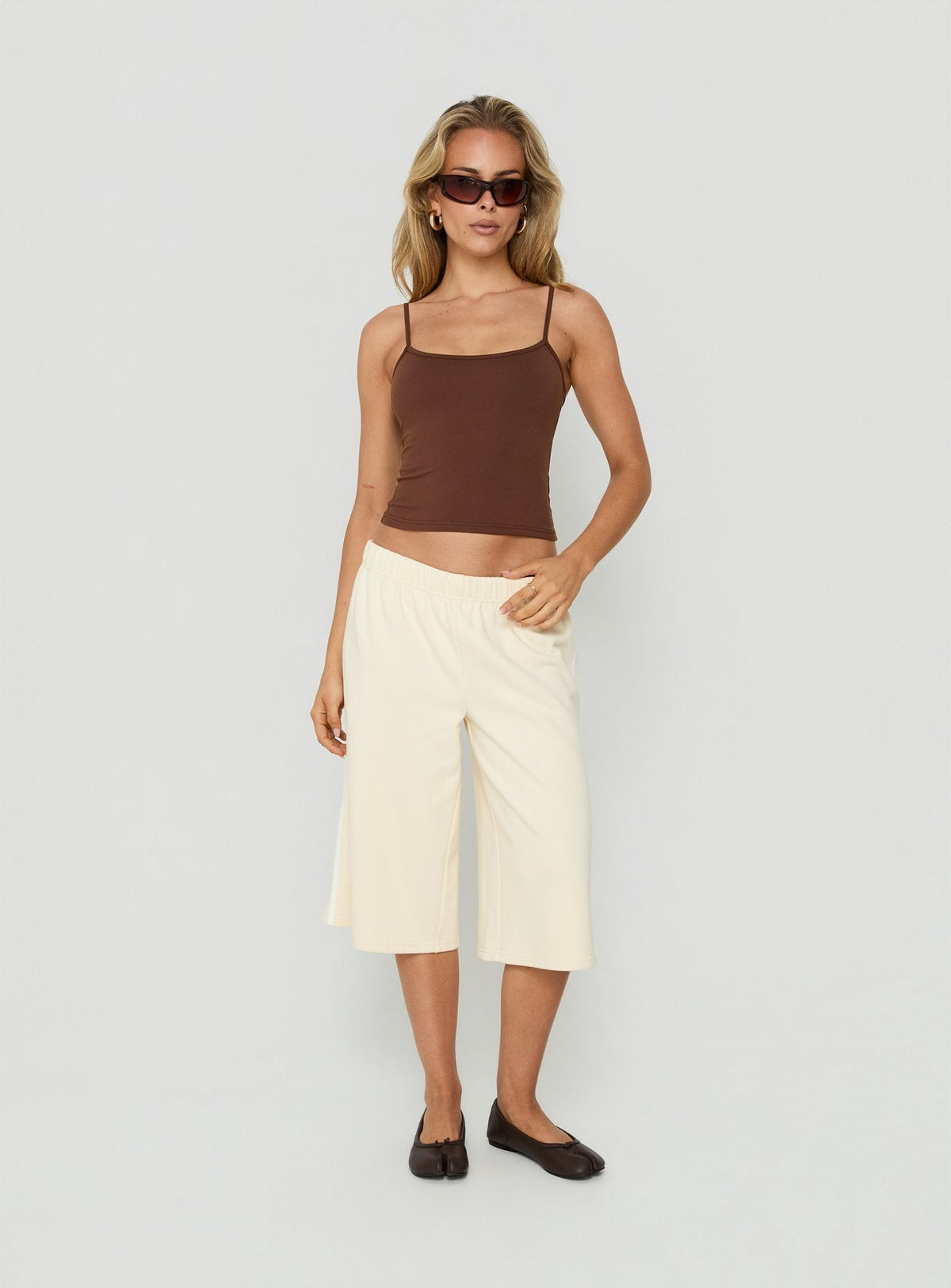 #NOVERA - Shorts Sayllor Crema Largos -