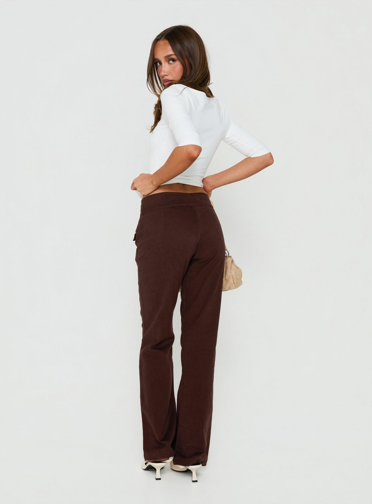 #NOVERA - Pantalón Vanla Marrón -