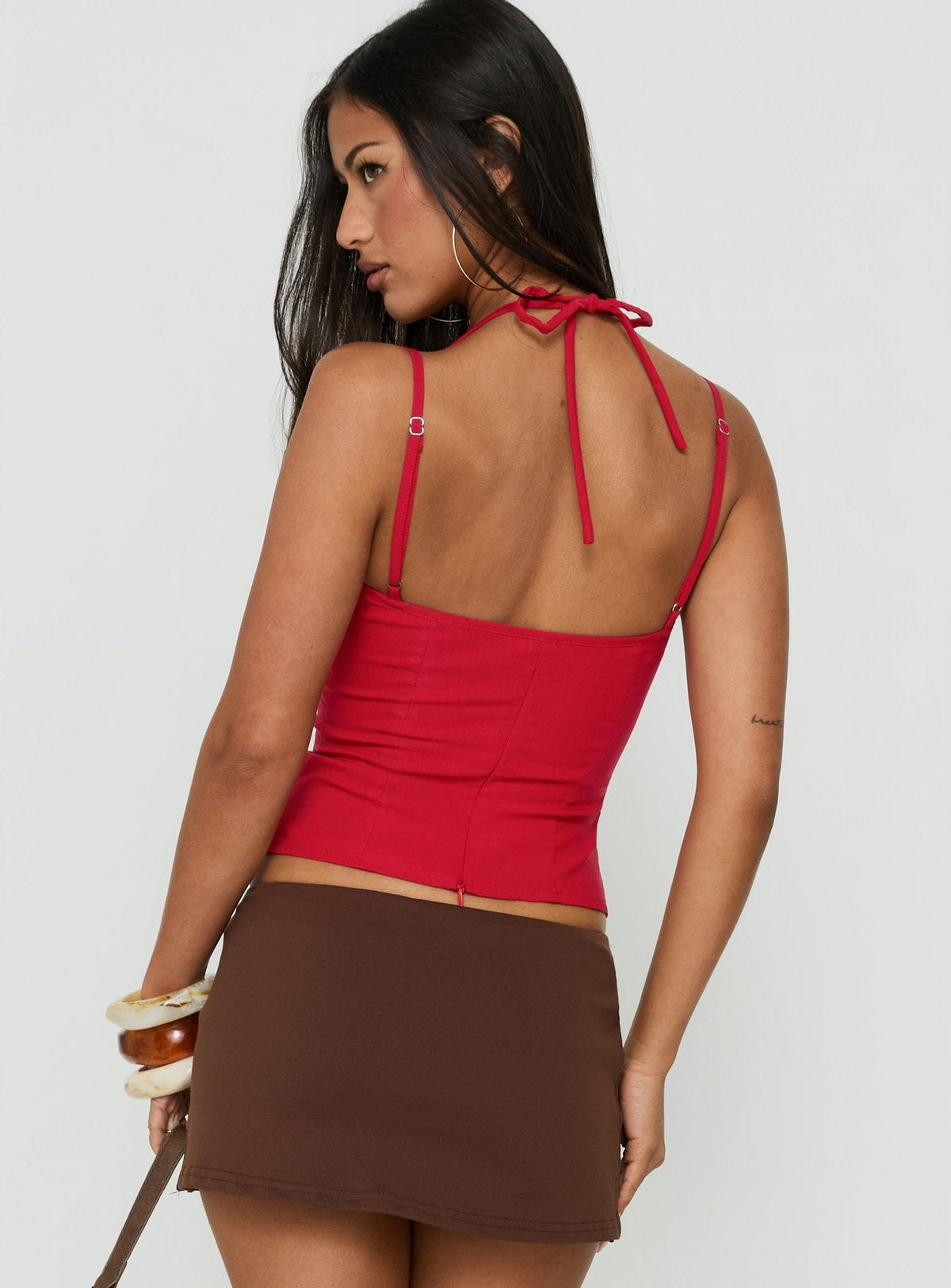 #NOVERA - Top Antonita Rojo Estructurado -