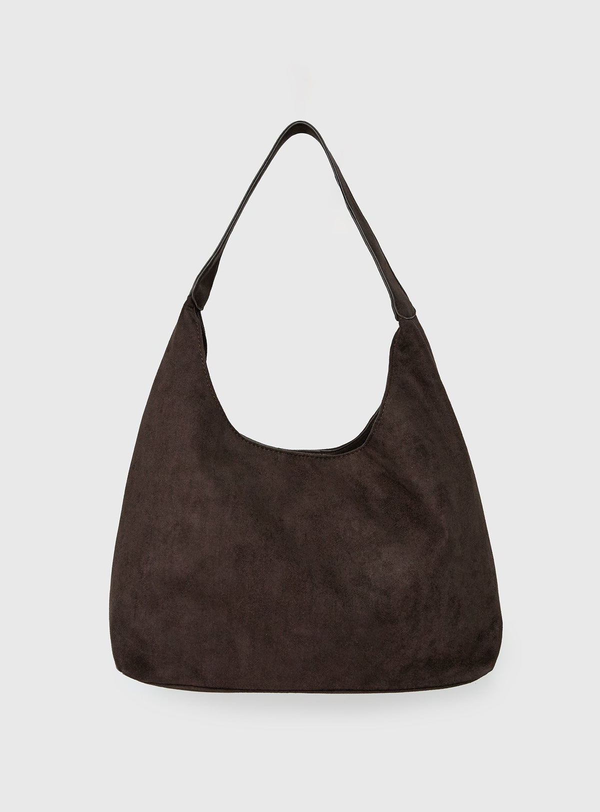 #NOVERA - Bolso Peta Jami Chocolate de Ante Sintético -