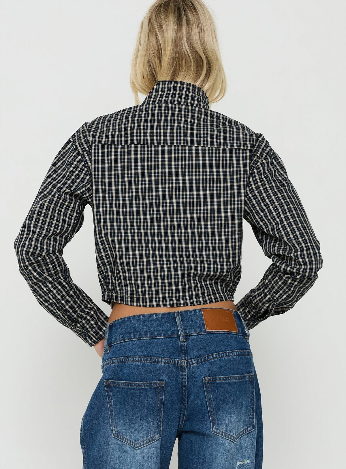 #NOVERA - Chaqueta Aura Azul Marino y Limón -