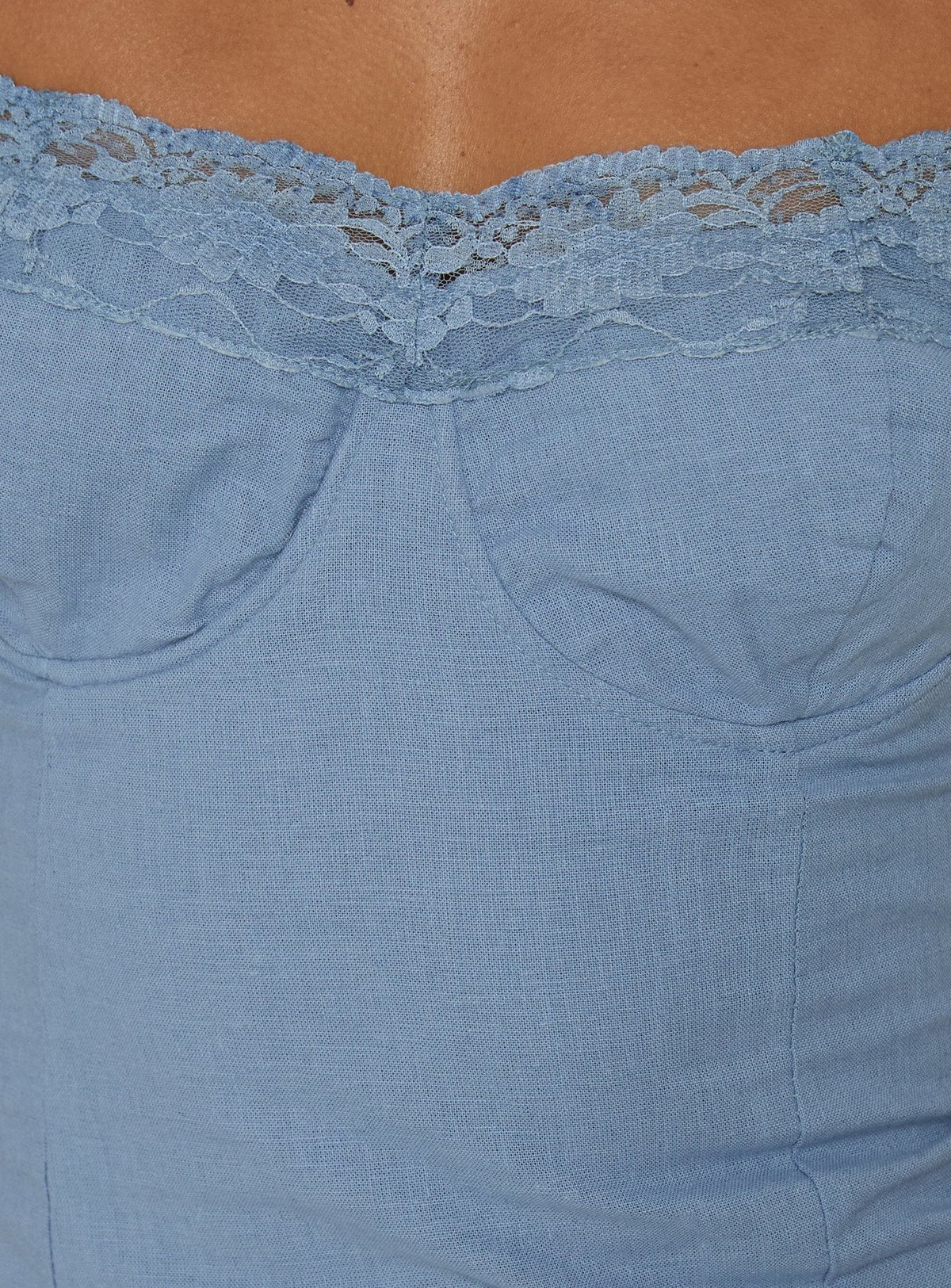 #NOVERA - Top Elsea Azul Estructurado -