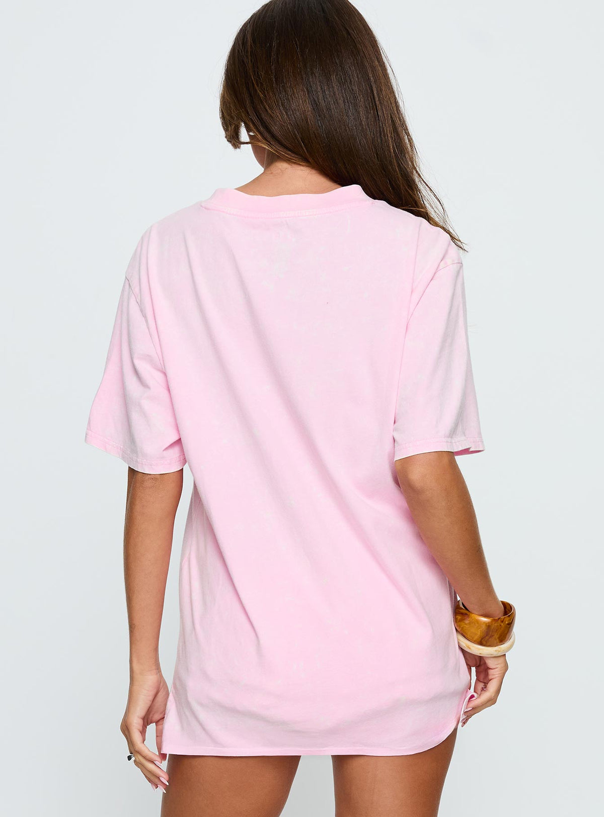 #NOVERA - Top Pepsi Cola Rosa Lavado Estampada -
