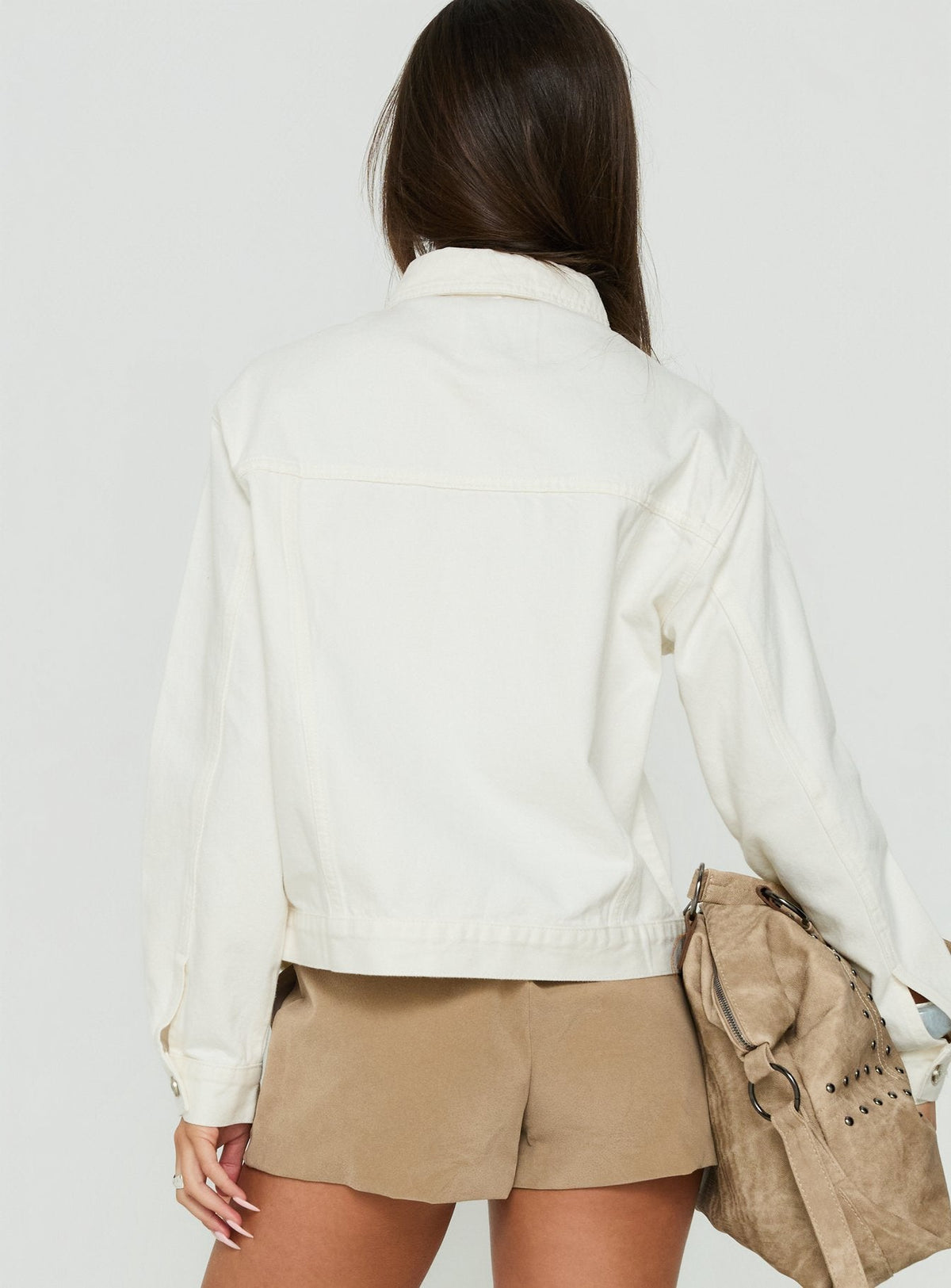 #NOVERA - Chaqueta Carla Blanca Oversize Denim -