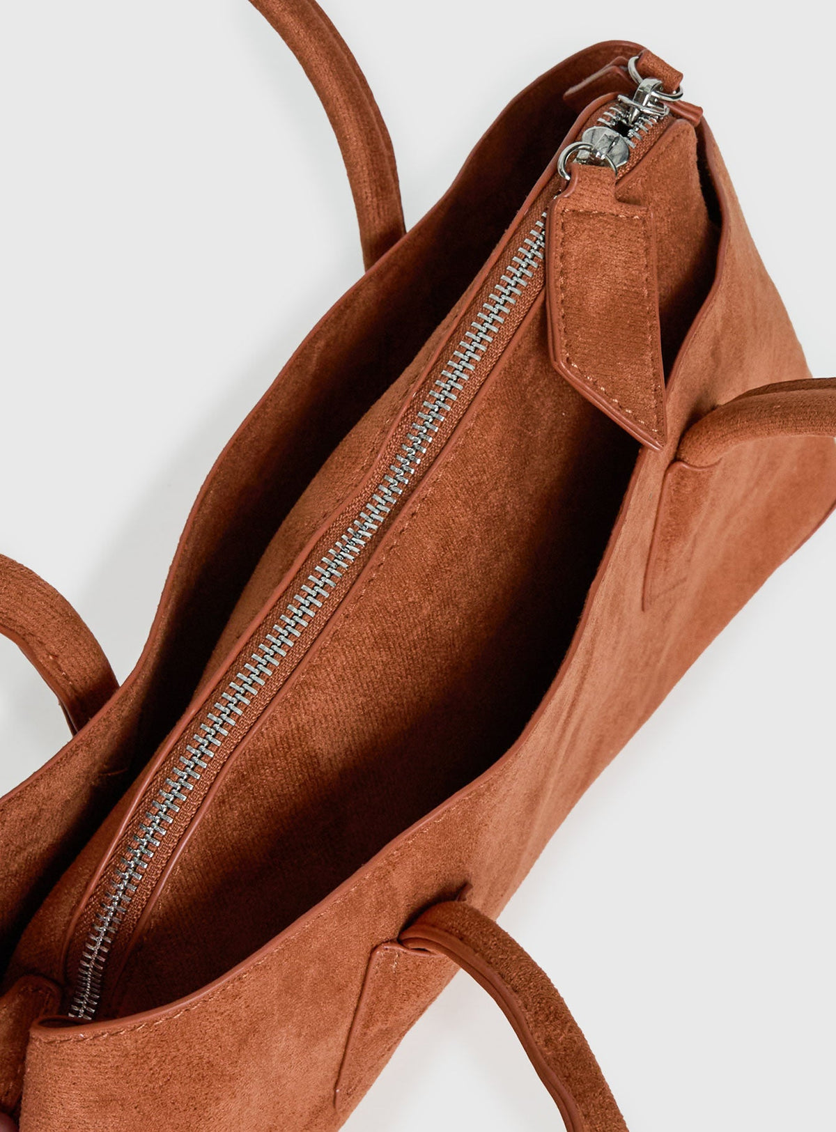 #NOVERA - Bolso de Hombro Vera Camel de Ante Sintético -