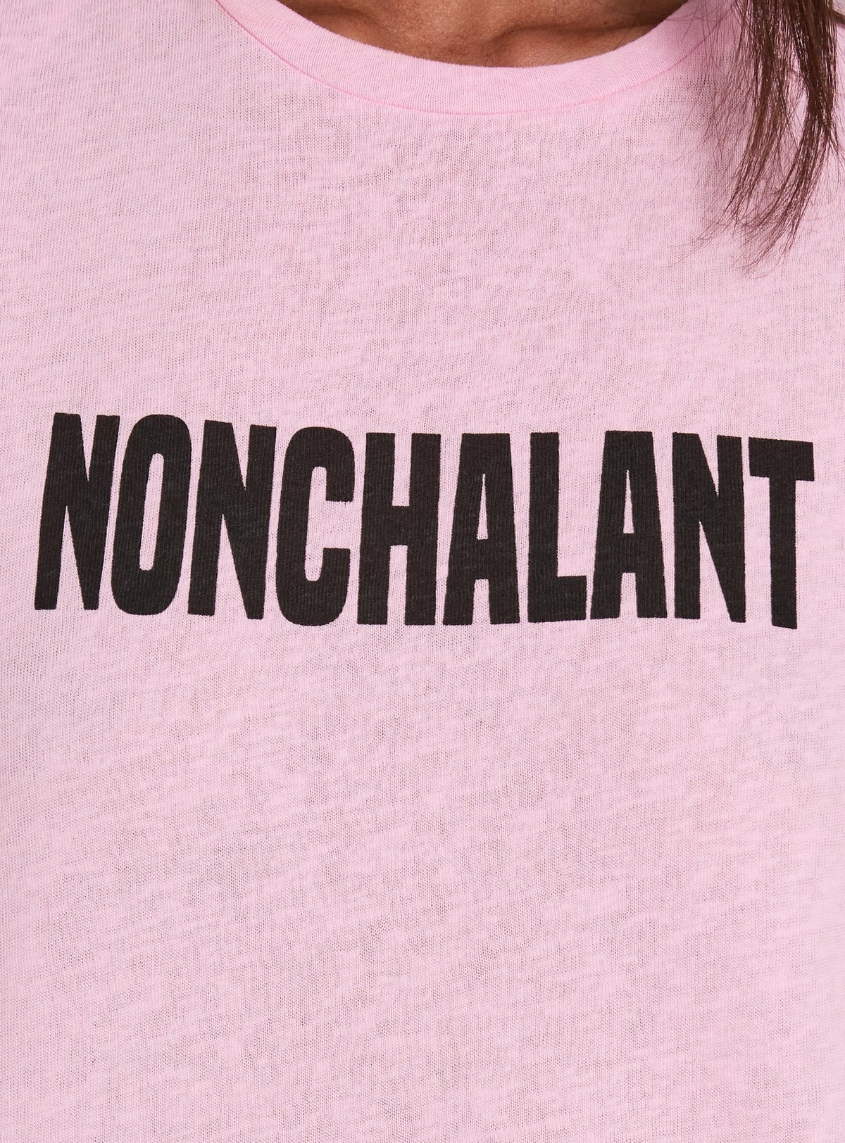 #NOVERA - Camiseta Medina Rosa Estampada Holgada -